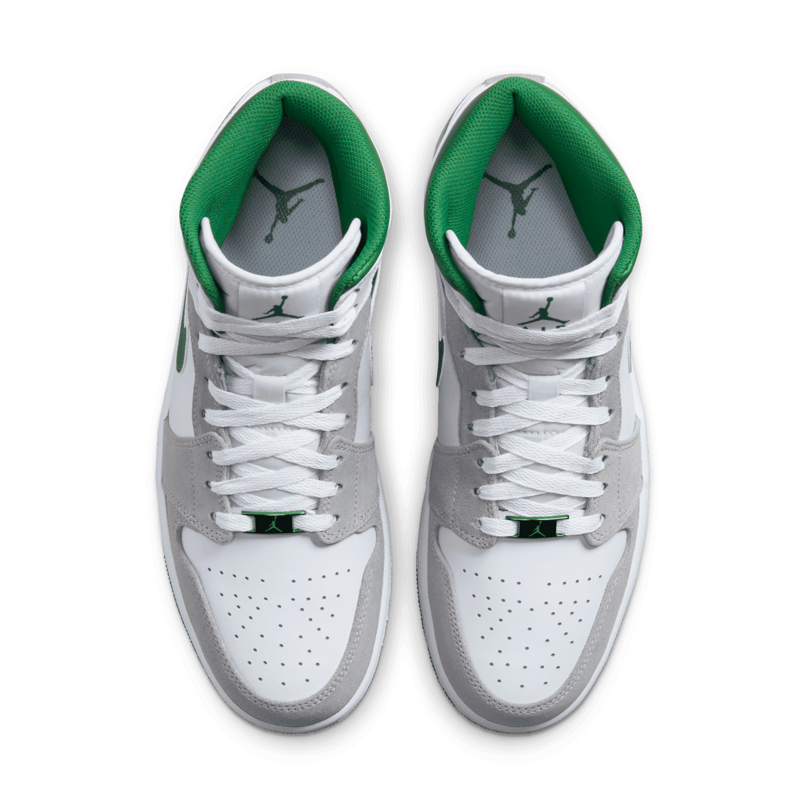 Air jordan 1 2024 grey and green