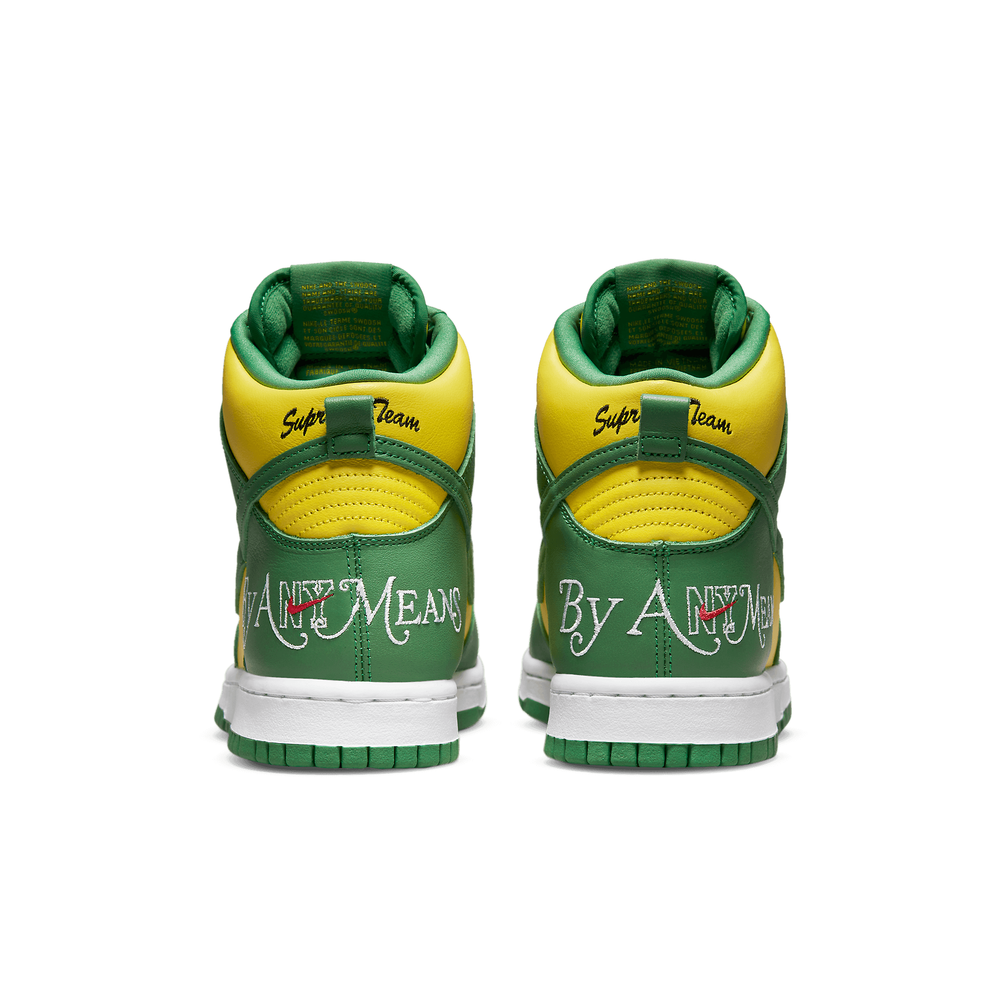 Nike SB Dunk High Supreme By Any Means Brazil - DN3741-700