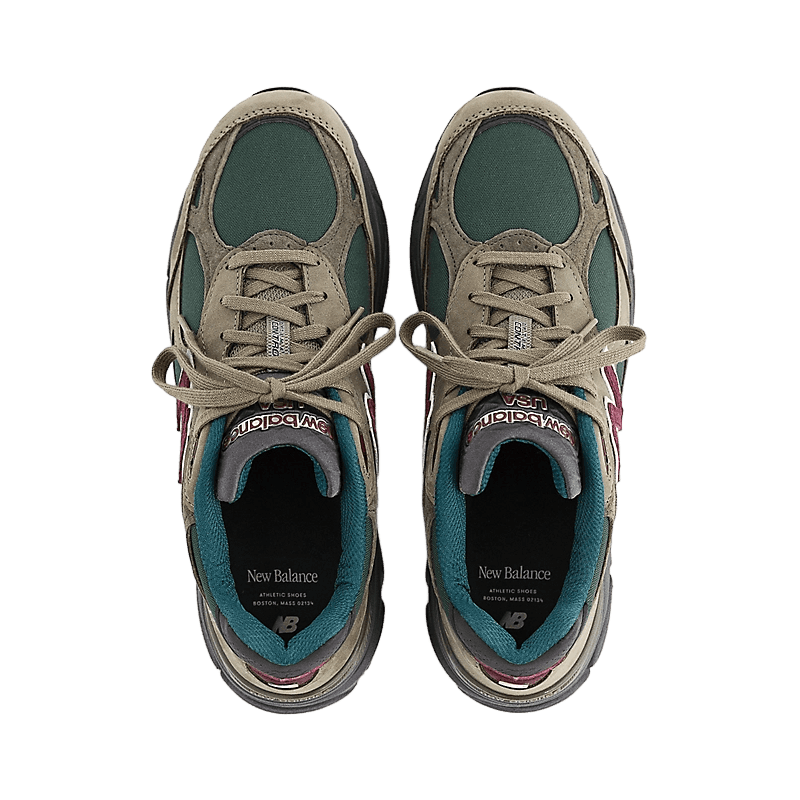 靴 NEW BALANCE M990V3 BY TEDDY SANTIS OLIVE New Balance Teddy Santis X 990v3 Made In USA 'Olive Leaf