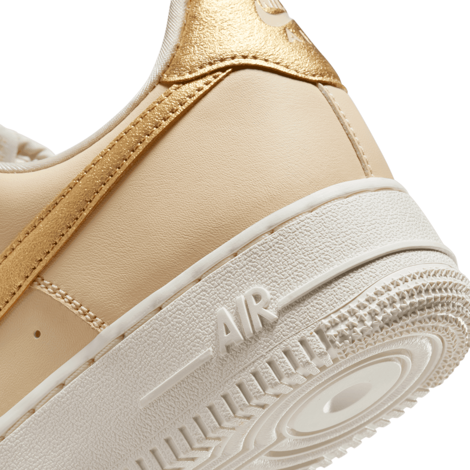 Nike Air Force 1 Low Sanddrift Metallic Gold (W) - DQ7569