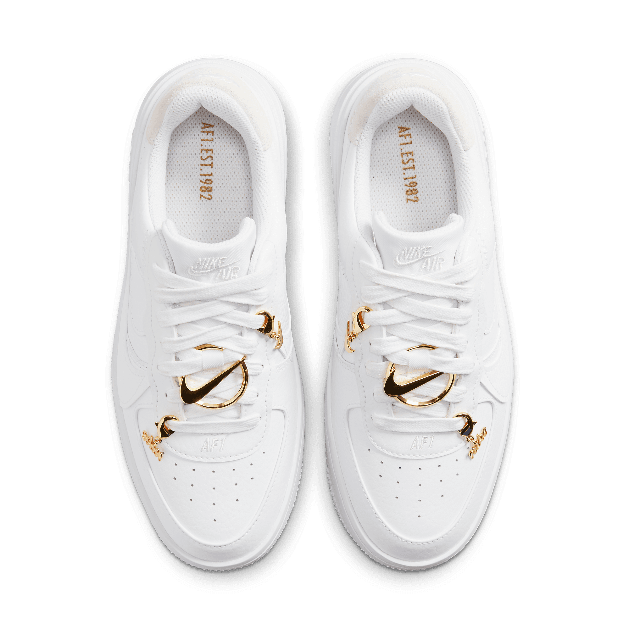 nike air force 1 low lux white chrome