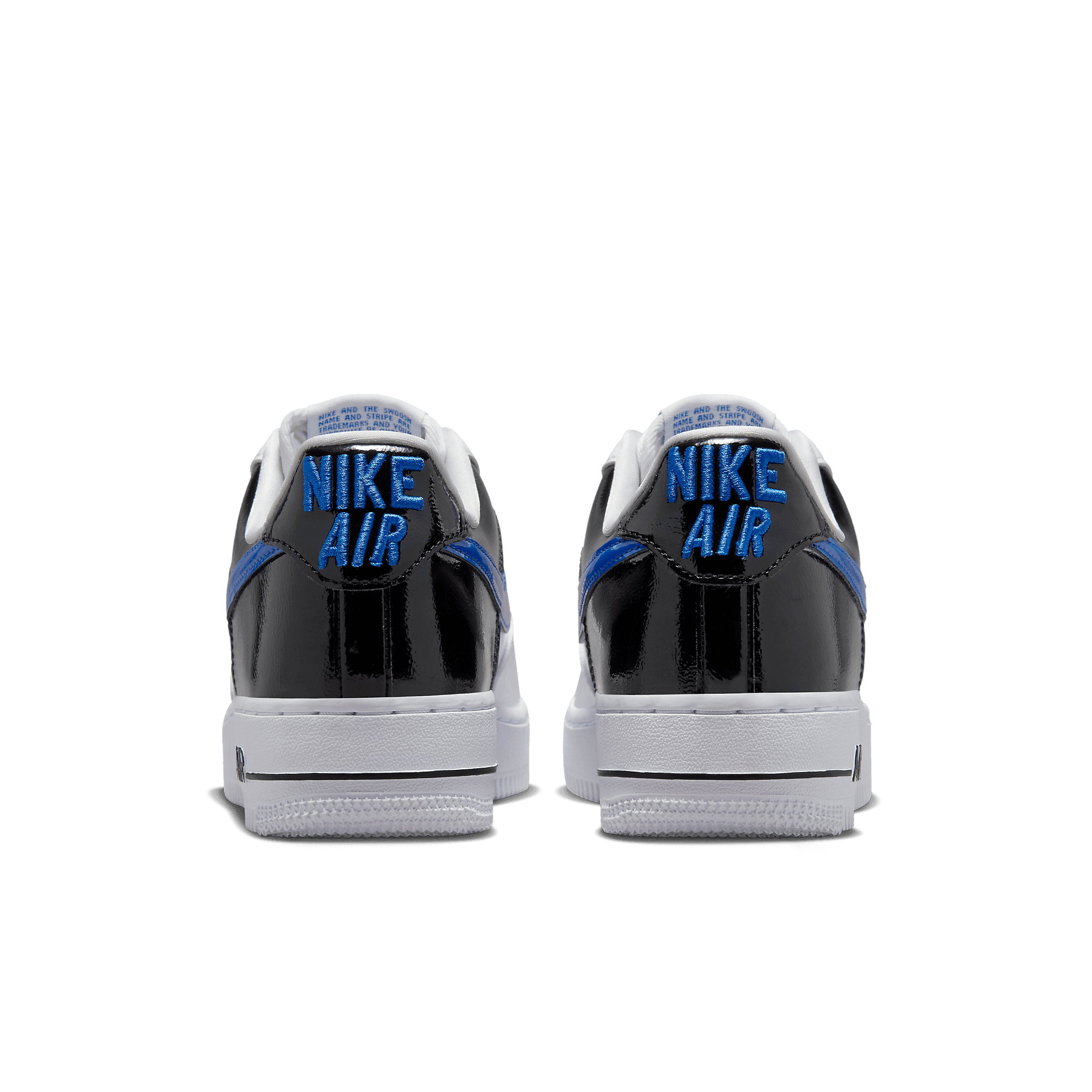 Nike Air Force 1 Low Patent White Black Blue (W) - DQ7570