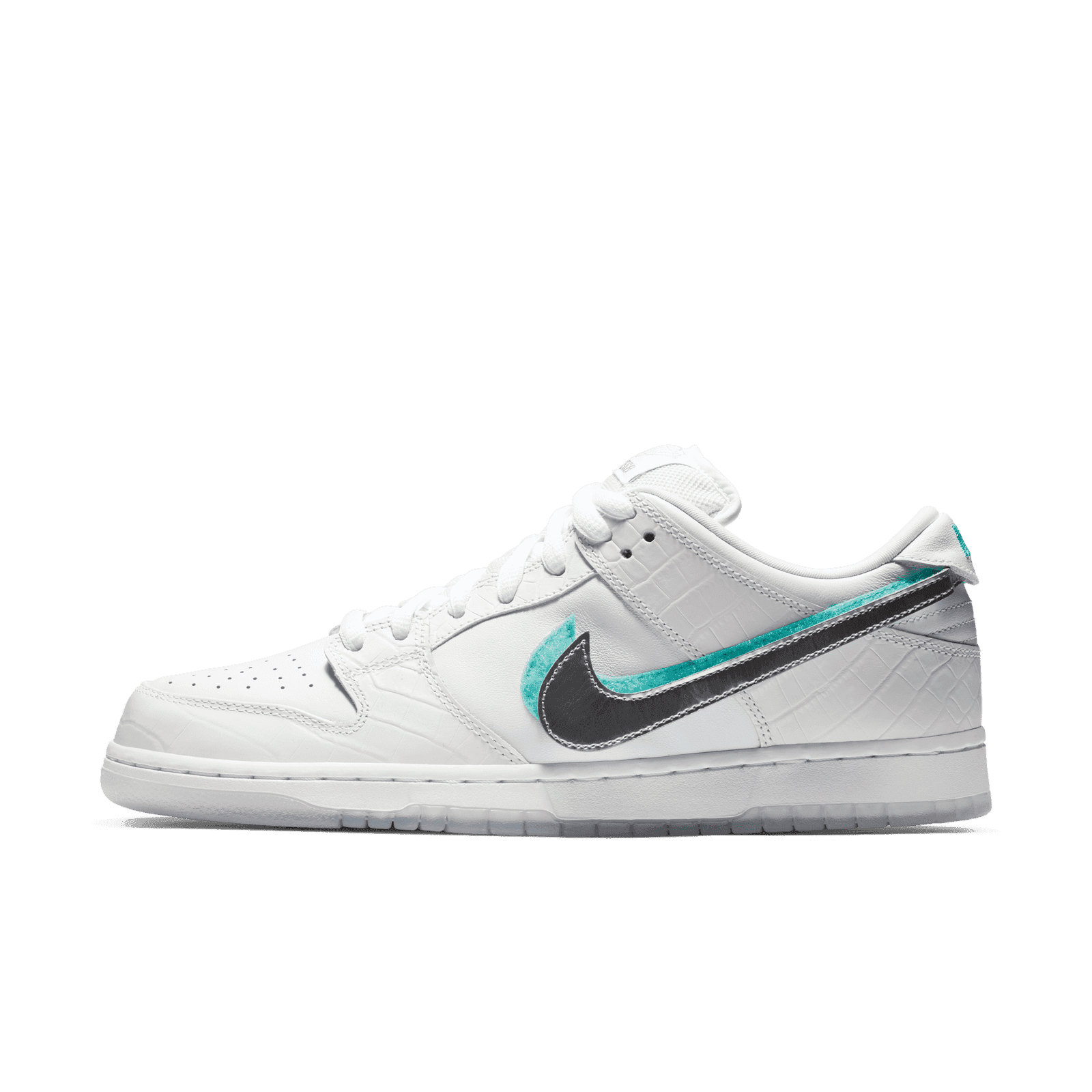 Sb dunk diamond on sale white