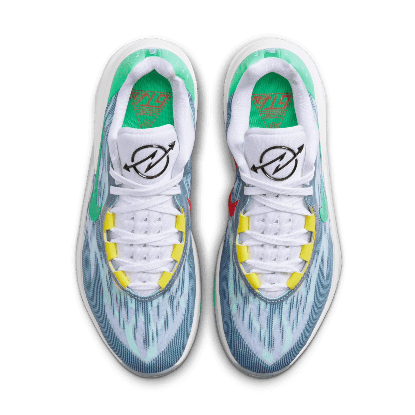 Size 18-EUC Nike Air Zoom G.T. Cut 2 Green Blue Sneakers DJ6015-403 Mens Size 18 Nike Air Zoom GT Cut 2 Leche Blue Green Glow Size 8  main image 2