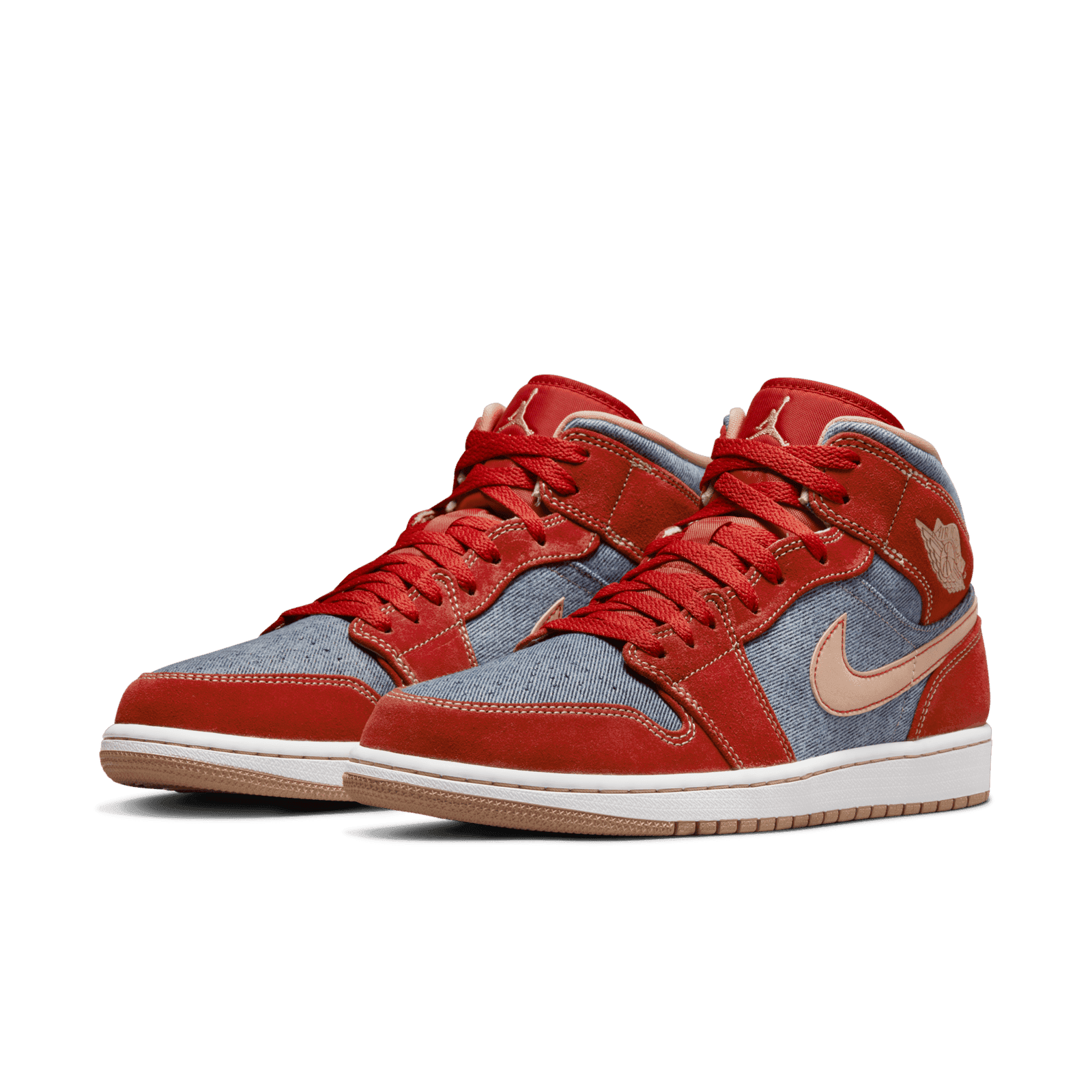 Jordan 1 Mid Denim Red - DM4352-600 Raffles & Where to Buy