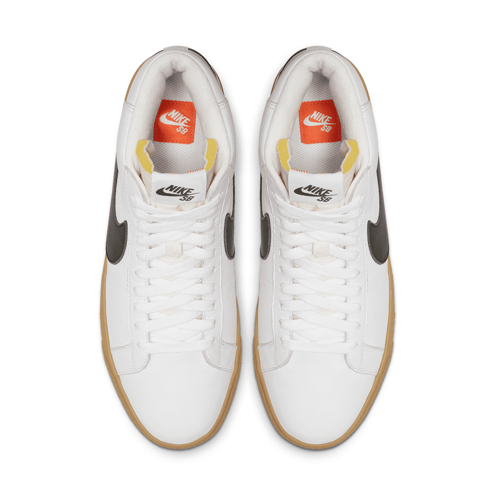 nike sb zoom blazer mid iso orange label white gum