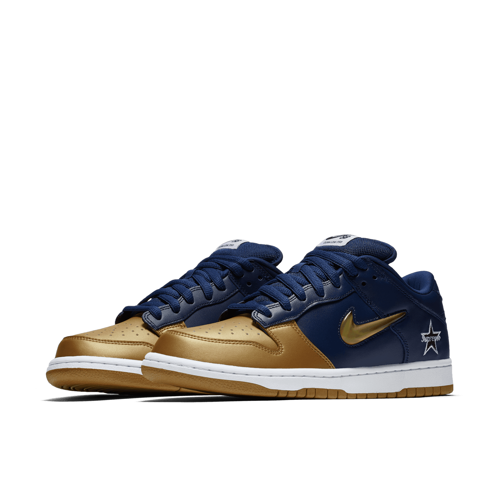 Nike SB Dunk Low Supreme Jewel Swoosh Gold CK3480-700