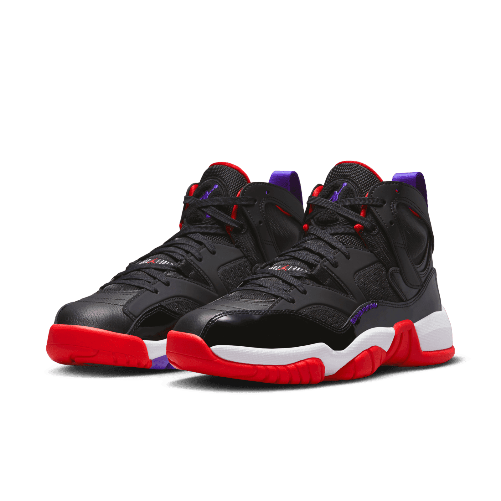 JUMPAN TWO TREY 8.5 ブラック/レッド Jordan Men's/Women's Jumpman Two Trey Basketball Shoes