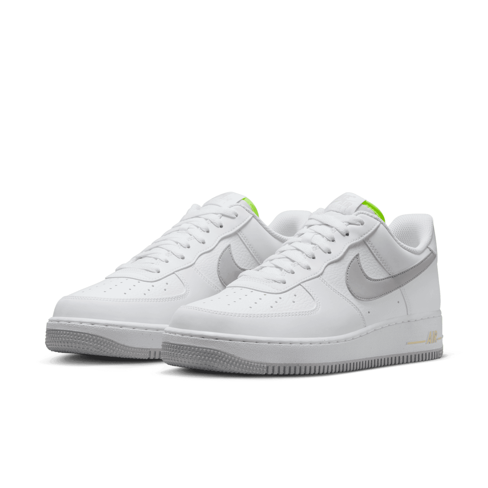 Nike Air Force 1 Low White Grey Volt Lemon - FJ4825-100 Release Info