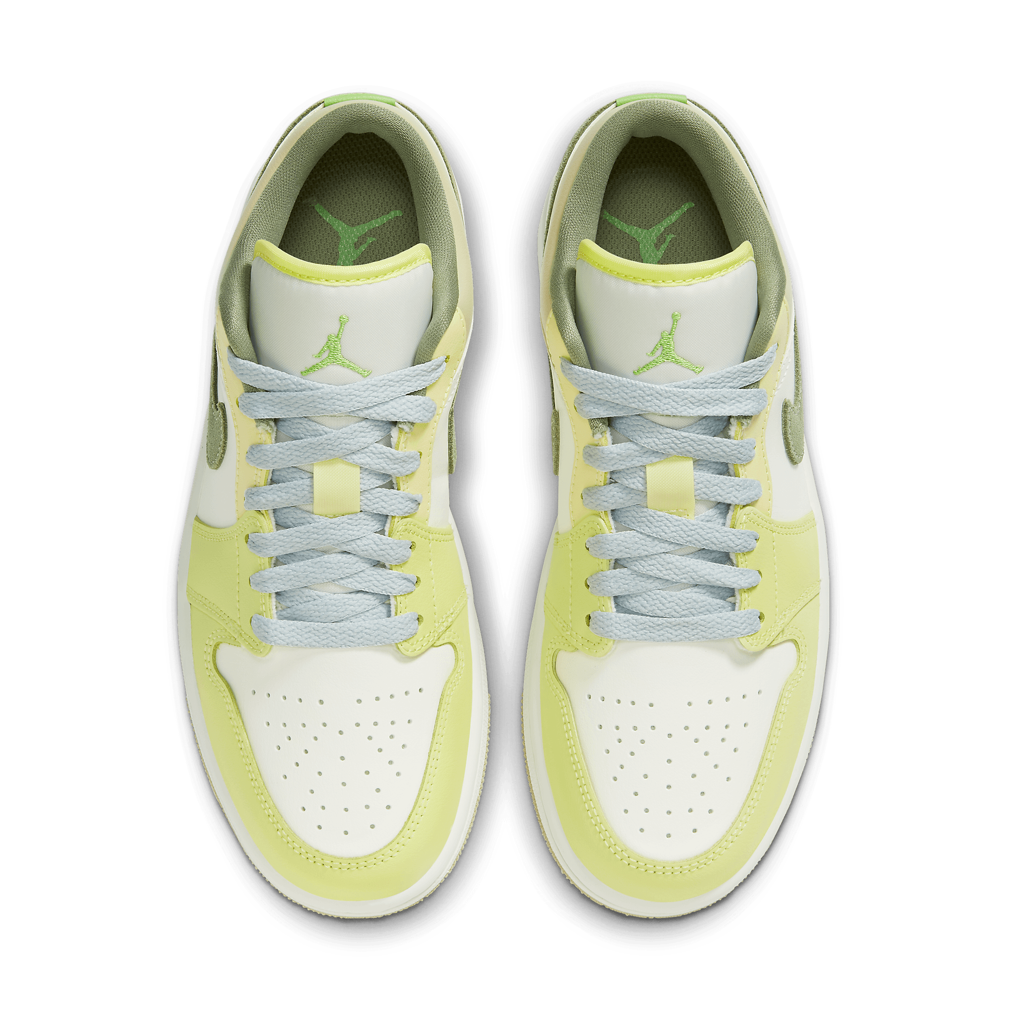 PaleNeØ/レゾンテノール Air Jordan 1 Low Pale Citron Light Olive (W) - FD9906-131