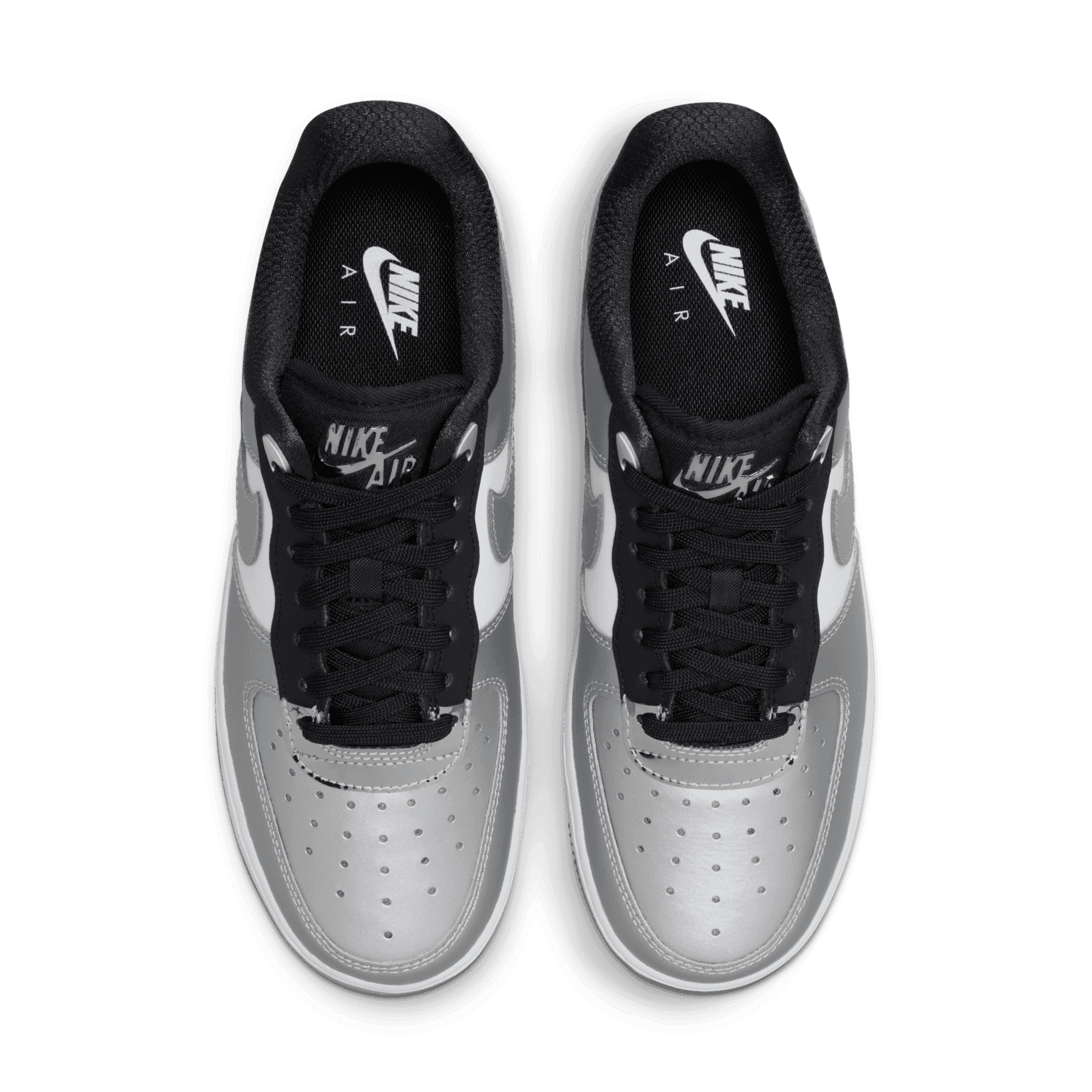 Nike Air Force 1 '07 Low Metallic Silver Black (W) - DX6764-001