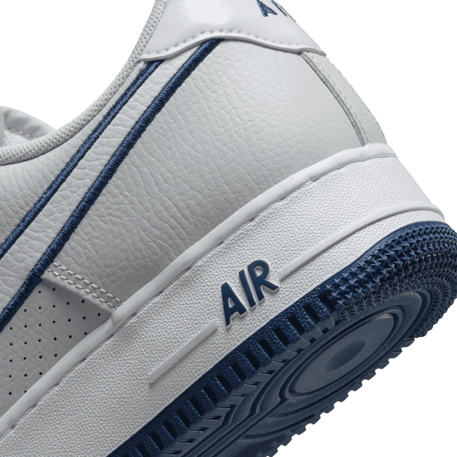 Nike Air Force '07 Low Embroidered Swoosh Photon Dust Midnight