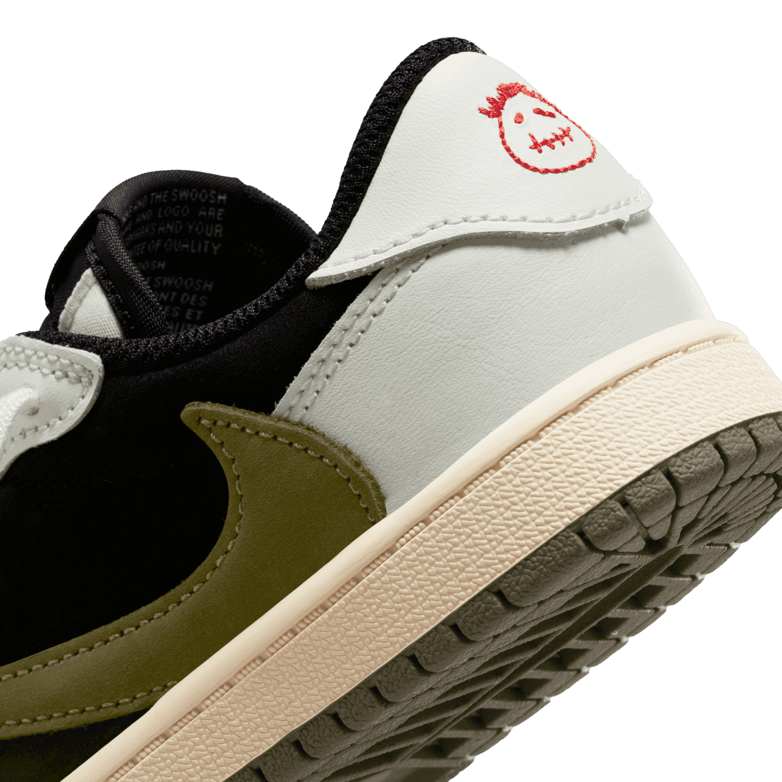 Air Jordan 1 Low Retro Travis Scott Olive (PS) - DZ5909-106