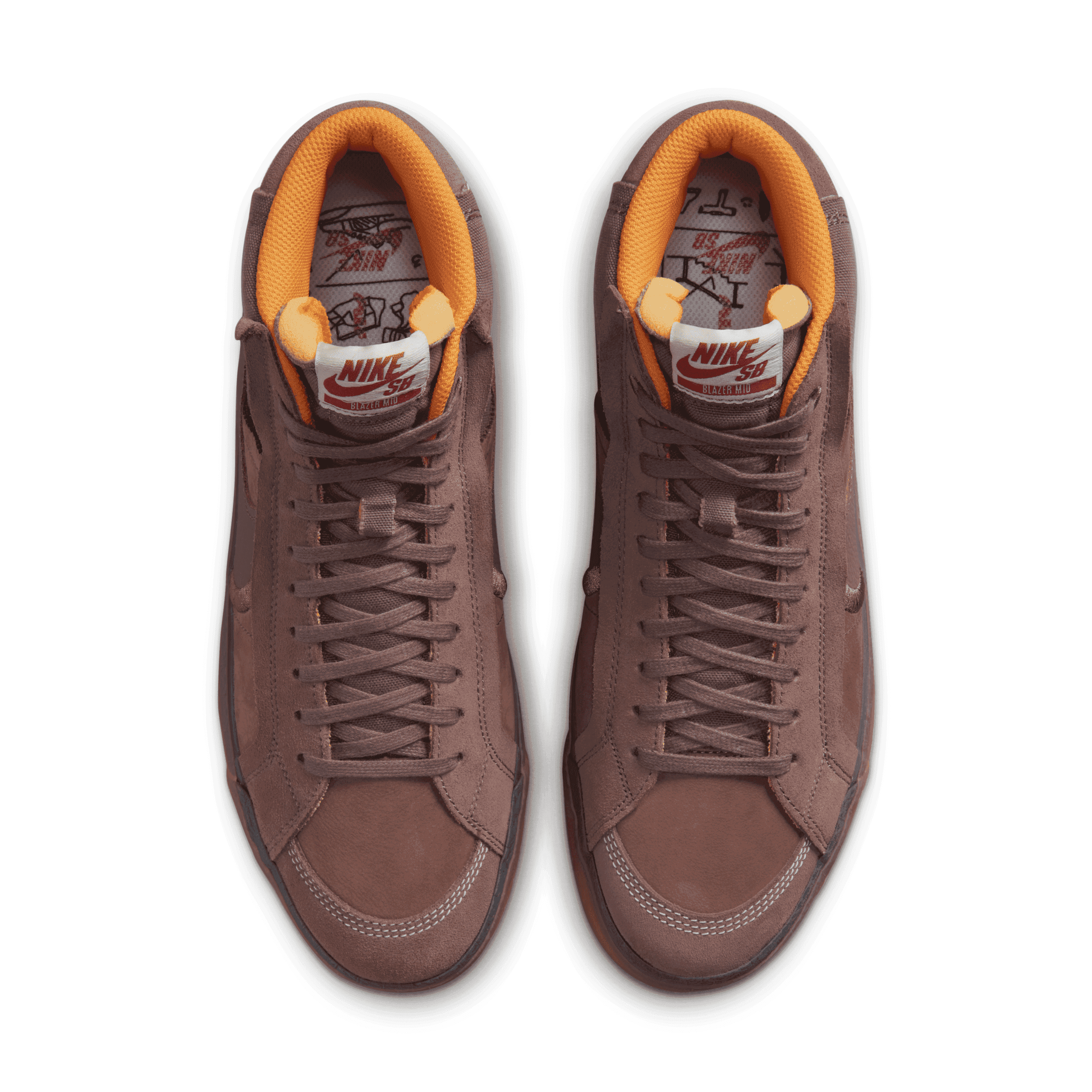 Nike SB Zoom Blazer Mid PRM Plus Plum Eclipse Gum - DV5468-200