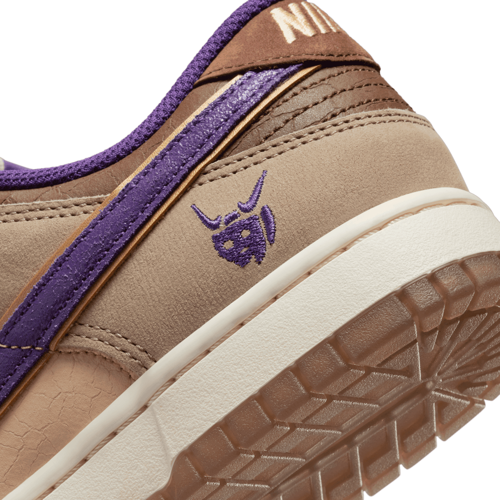 DQ5009-268 Nike Dunk Low Setsubun 2022 White Khaki Purple Brown Beige Sail  Cacao