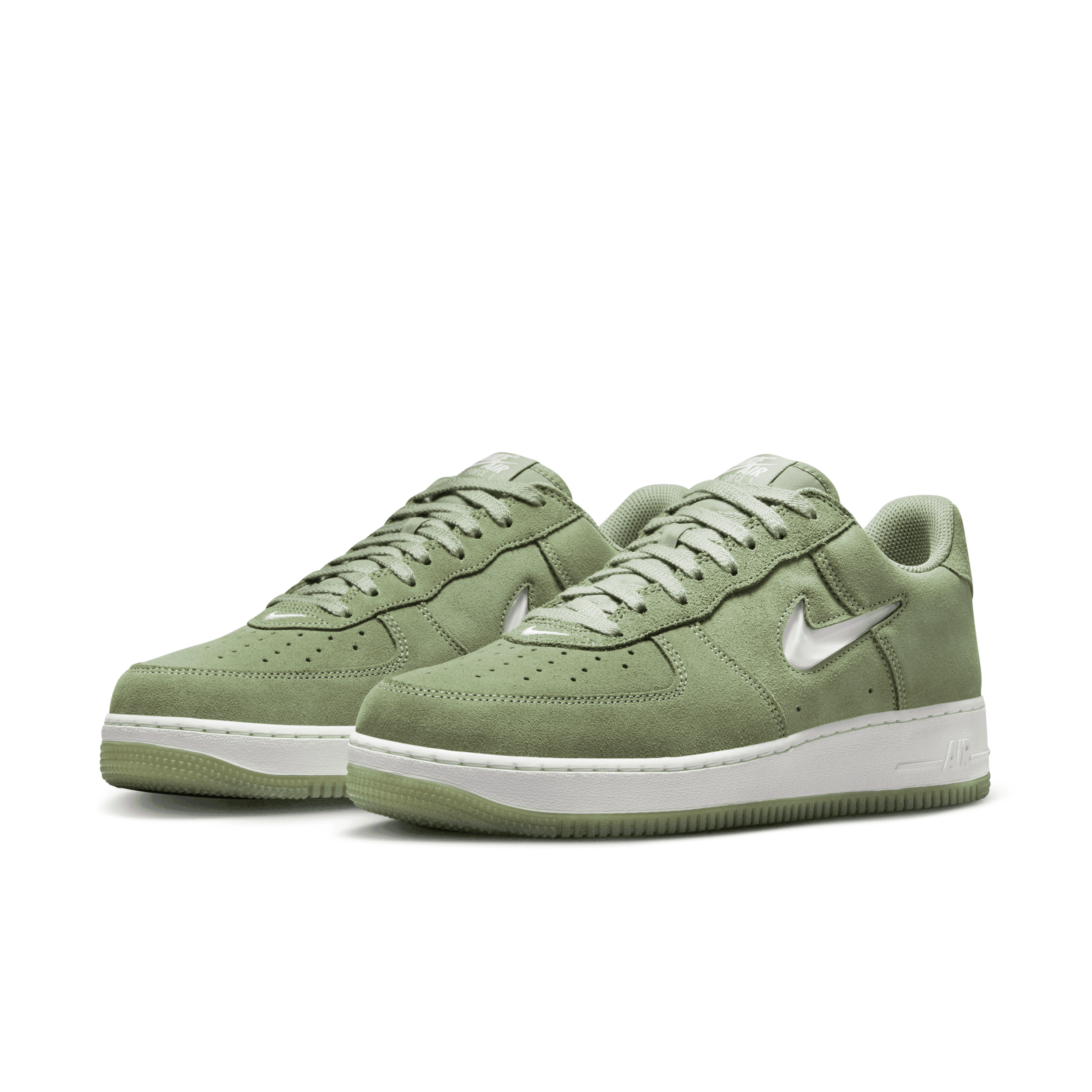 Air Force 1 Low Retro Green Suede - Oil Green/Summit White in 2023