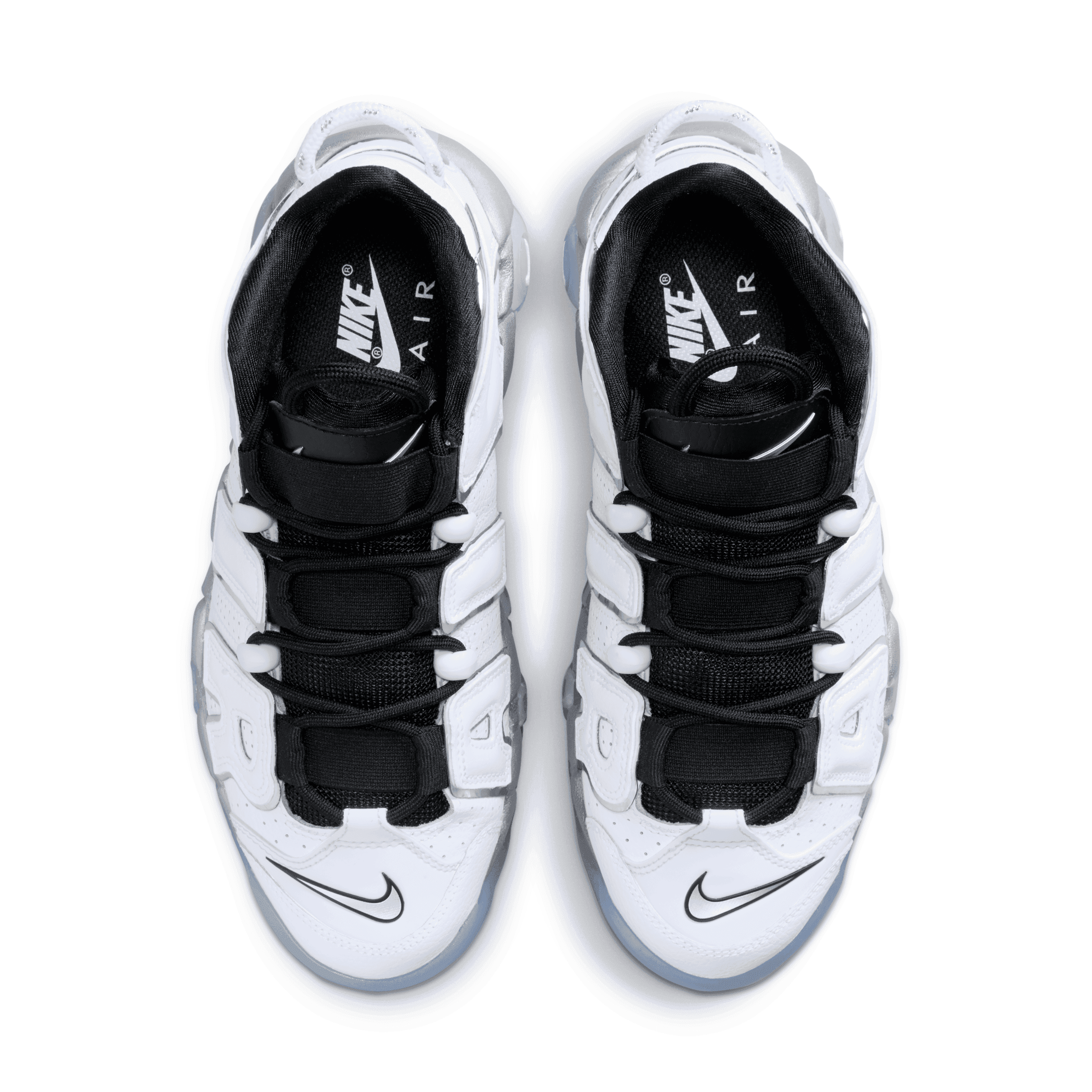 Nike Air More Uptempo White Metallic Silver Clear (W) - DV7408-100