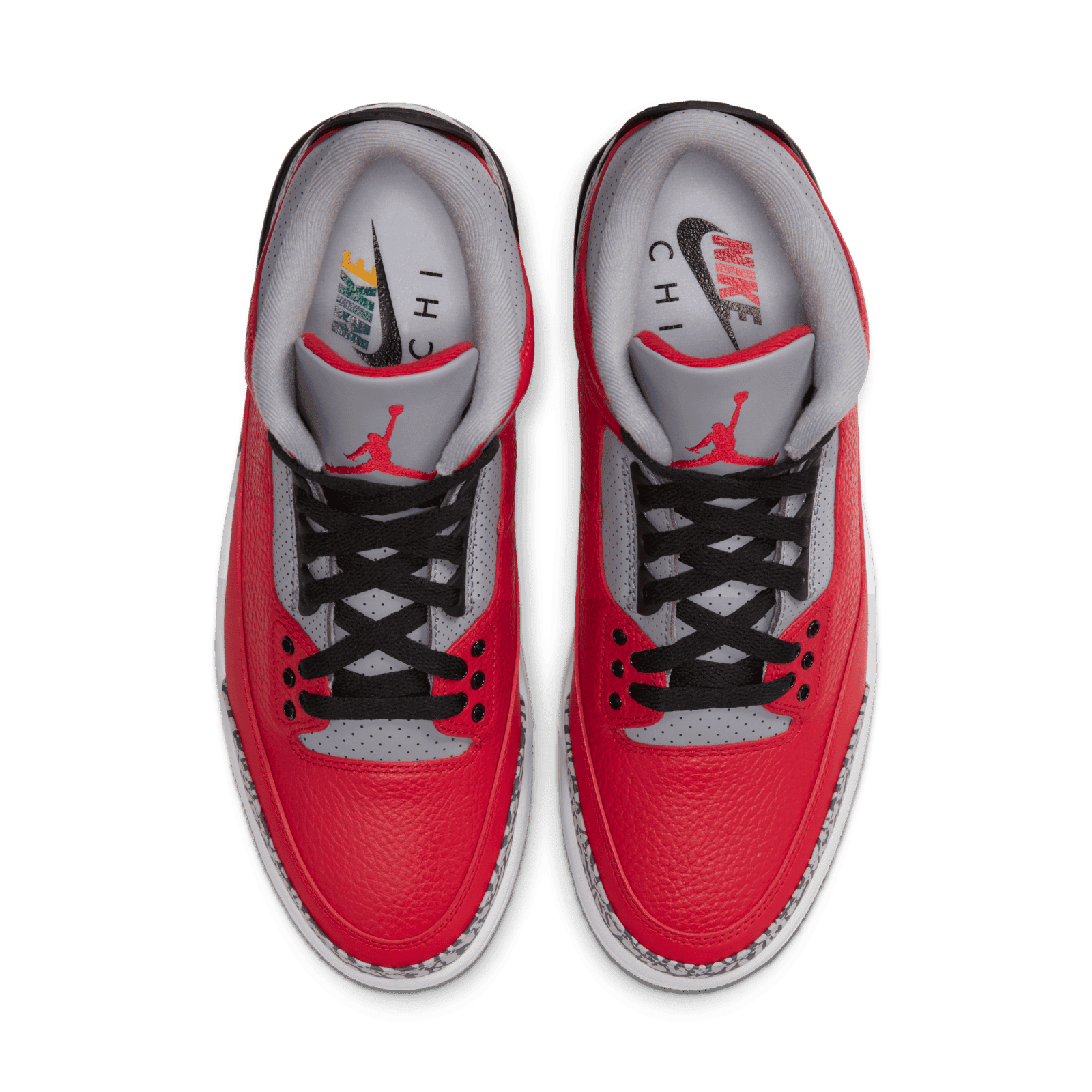 Air Jordan 3 Retro Fire Red Cement (Nike Chi) - CU2277-600