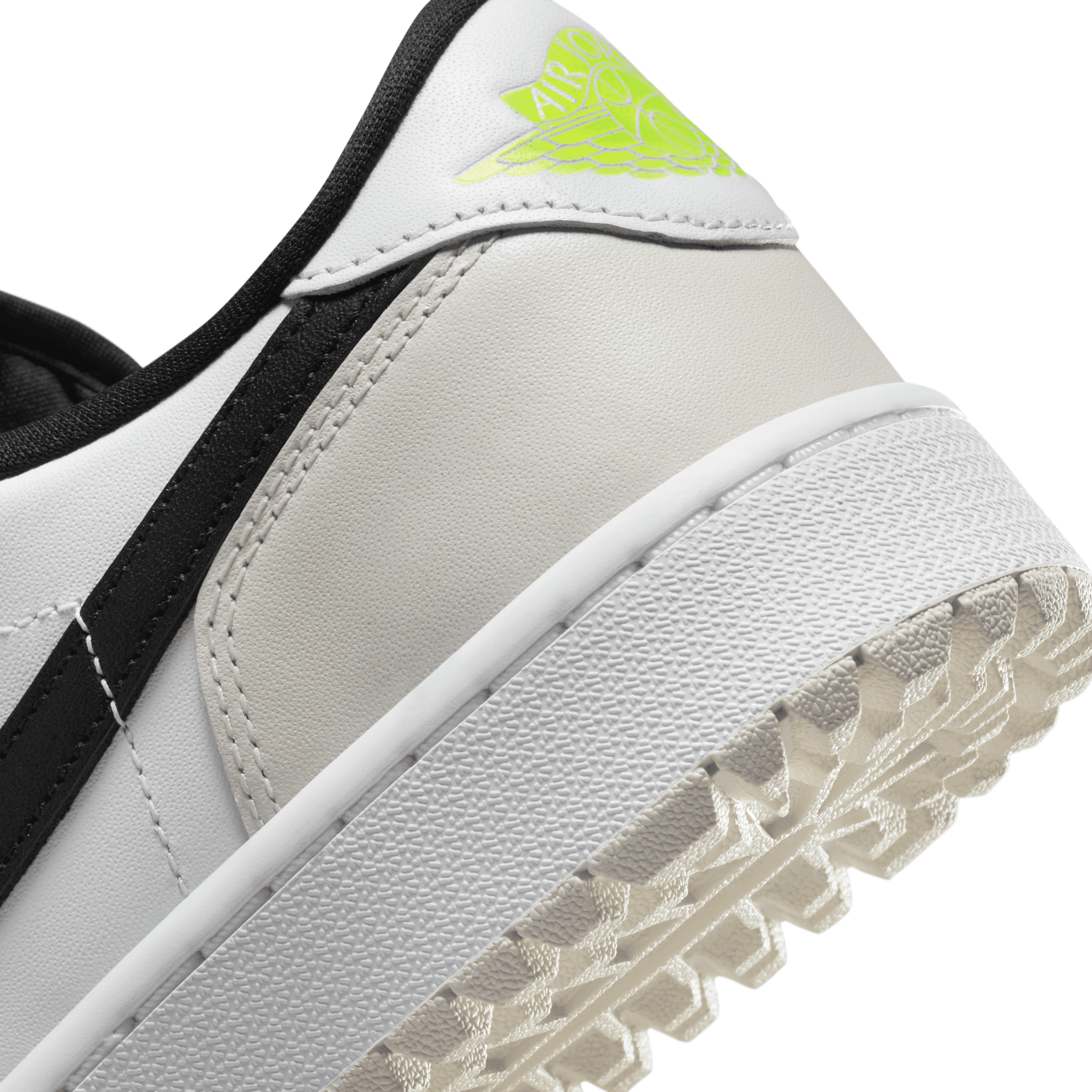 Air Jordan 1 Low Golf White Black Volt - DD9315-108