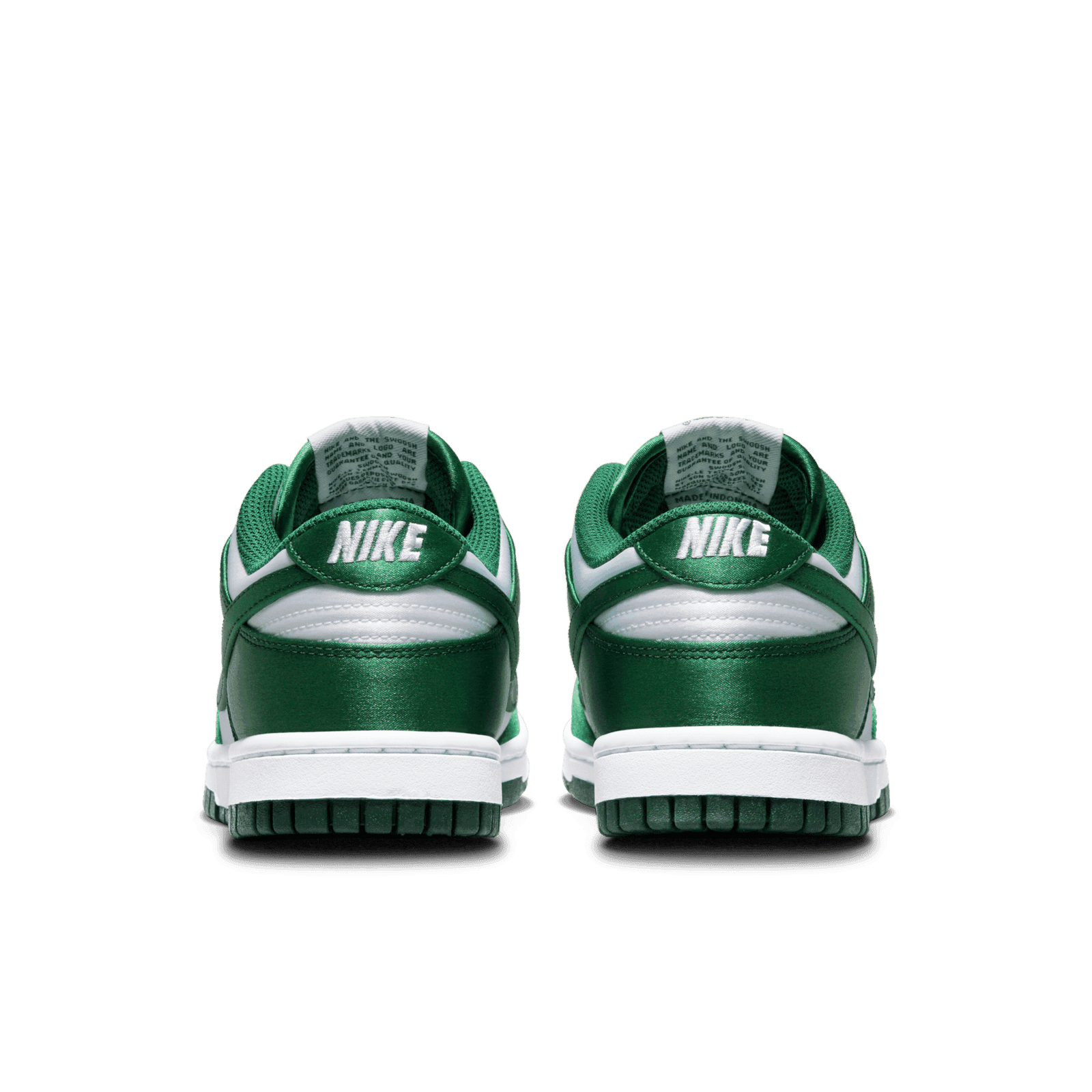 Nike Dunk Low Satin White Team Green (W) - DX5931-100 Raffles and