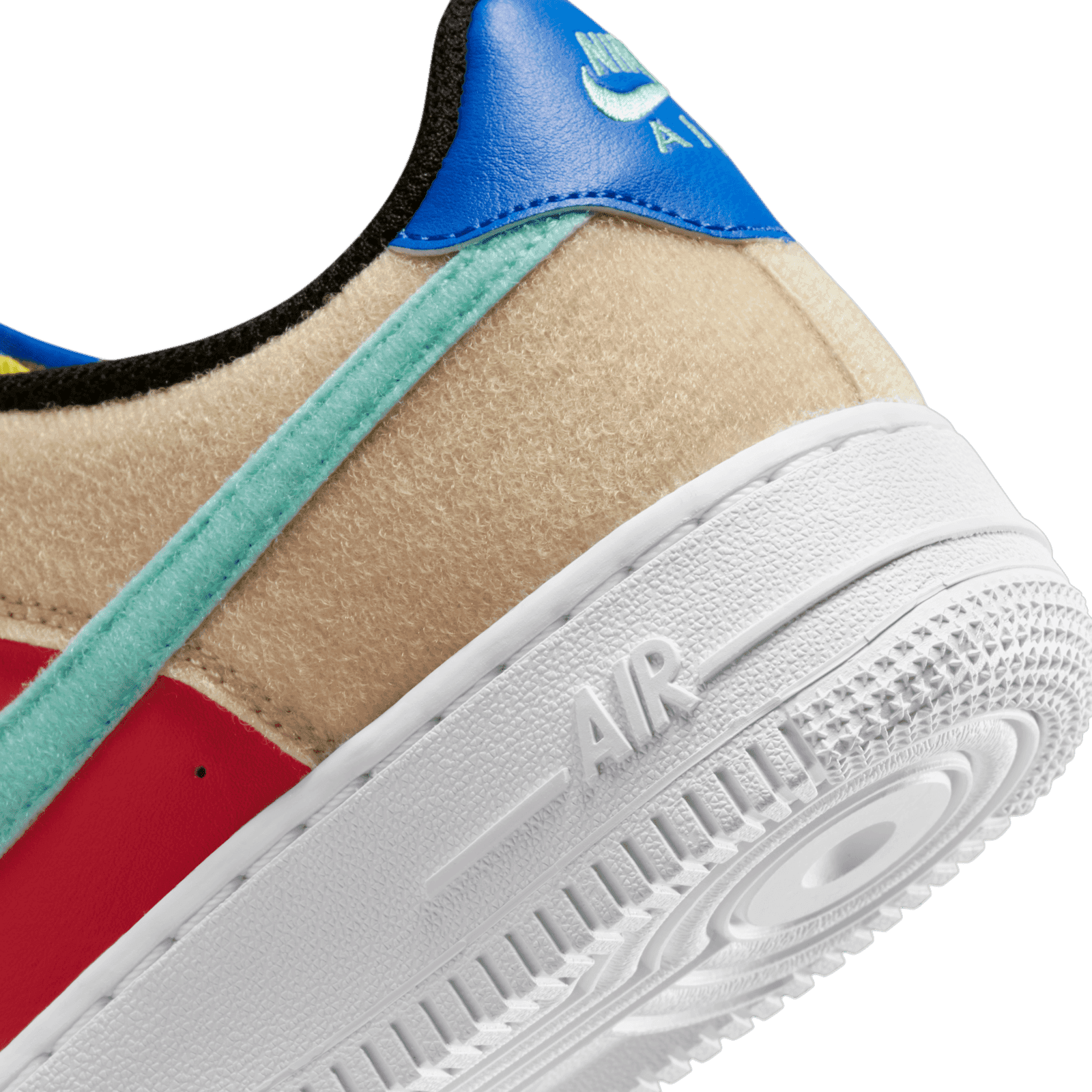 Nike Air Force 1 Low Multi-Color Velcro (GS) - FN7818-100