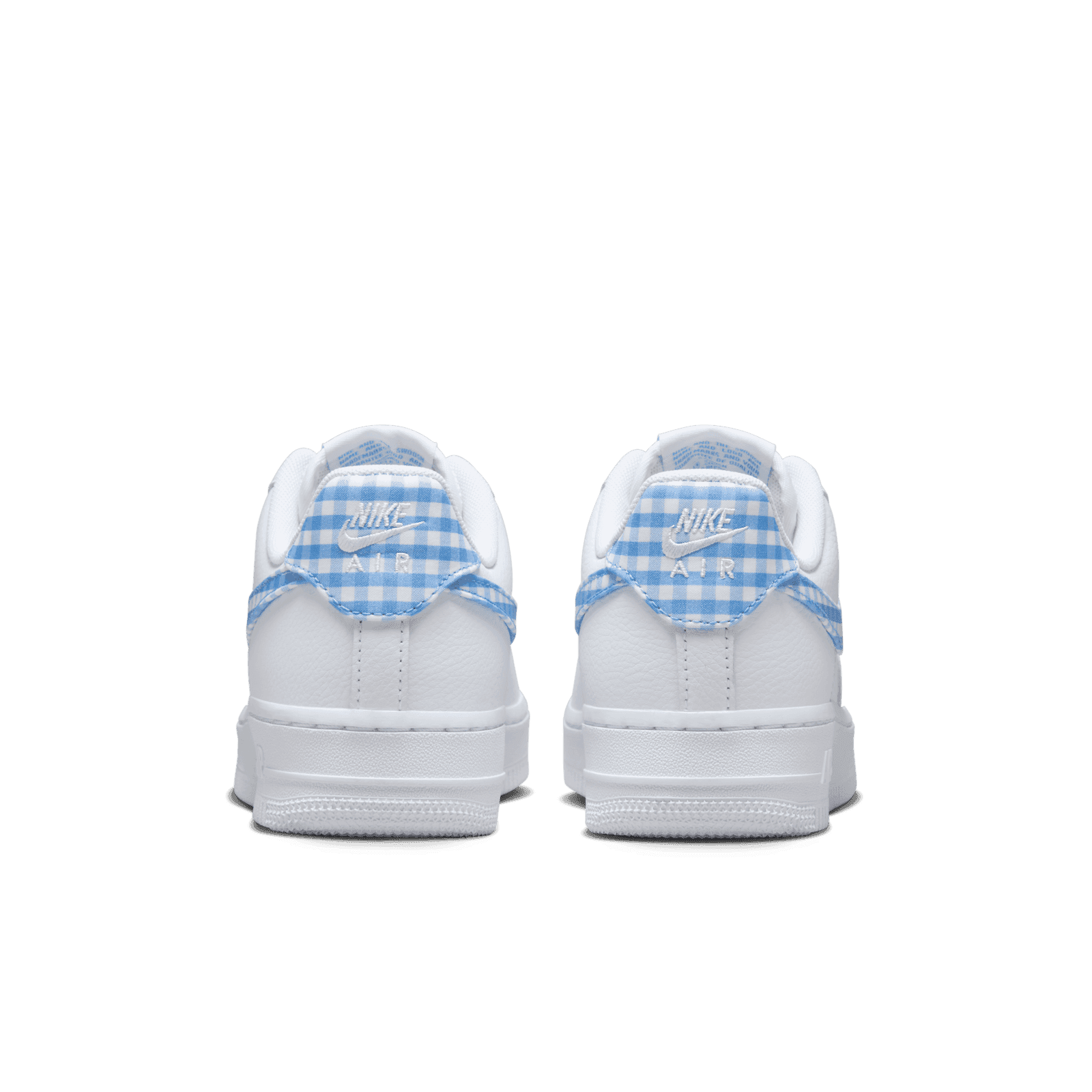Nike Air Force 1 Gingham White University Blue (W) - DZ2784-100