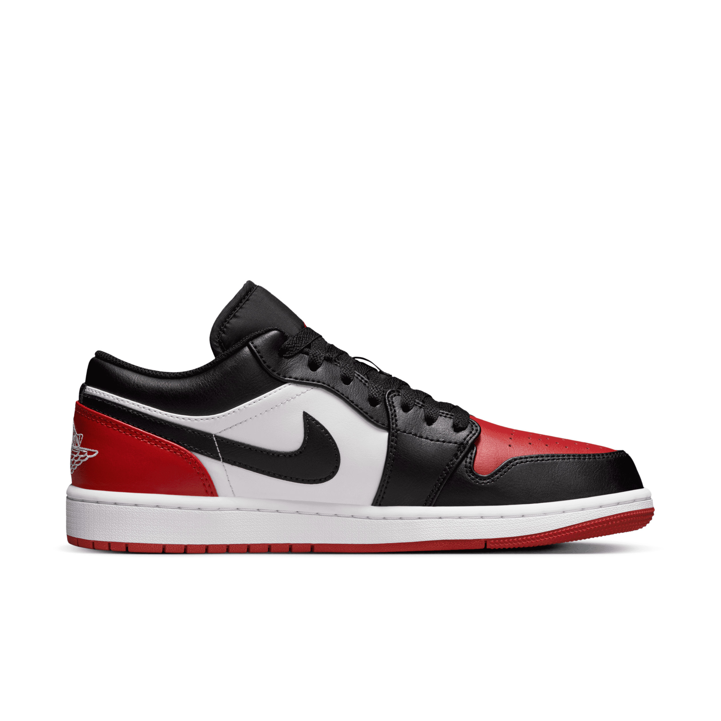 Air Jordan 1 Low Bred Toe (2023) - 553558-161 Raffles and