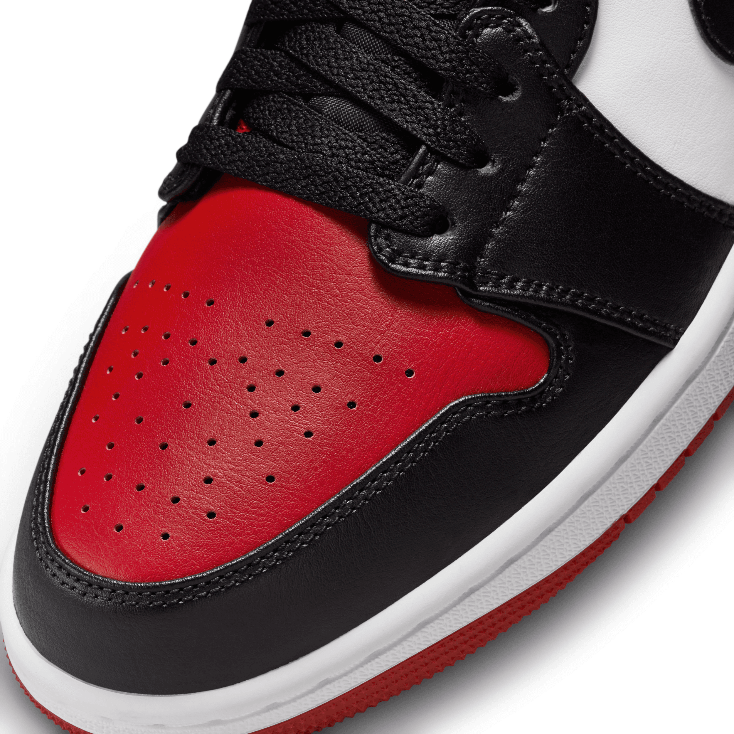 Air Jordan 1 Low Bred Toe (2023) - 553558-161 Raffles and Release Date