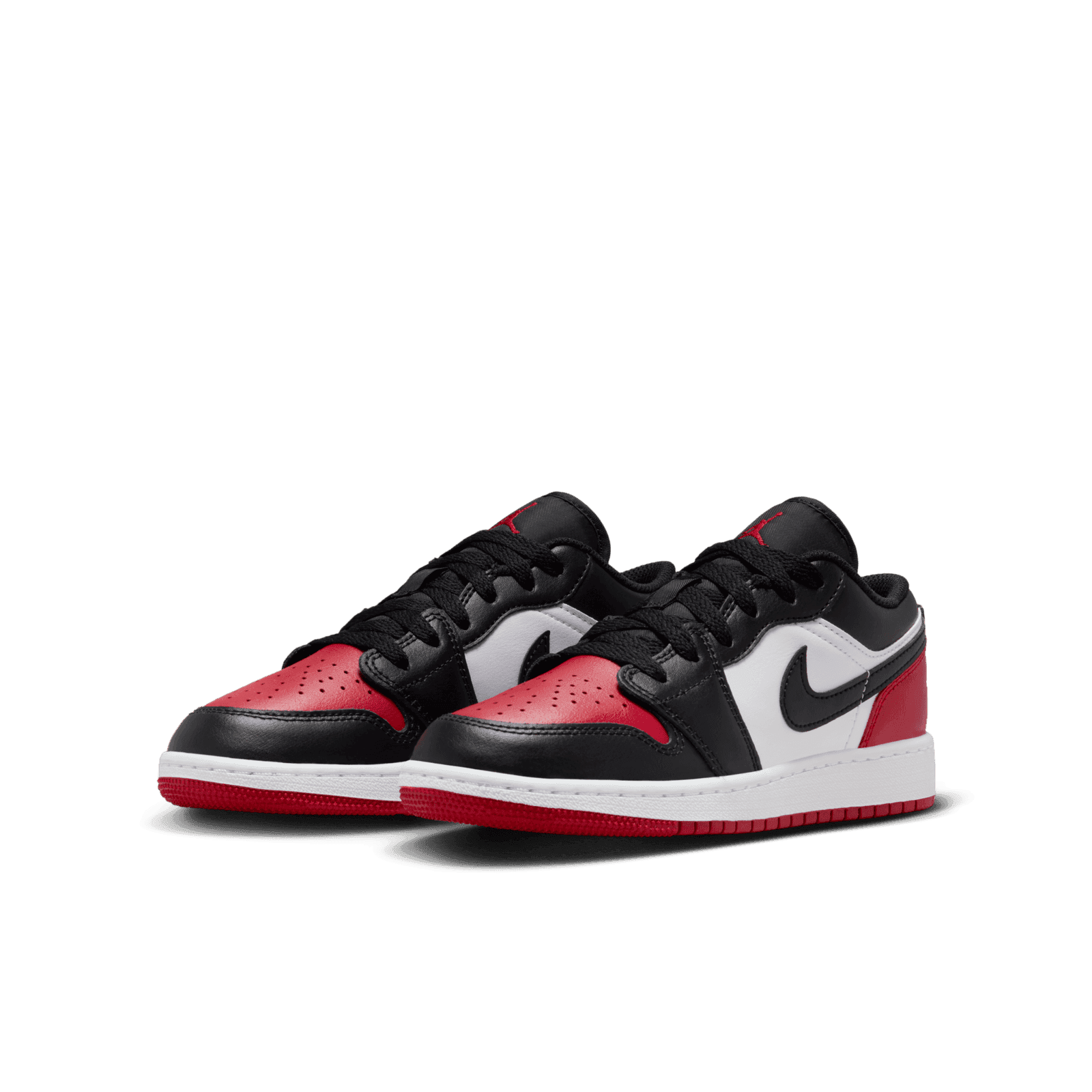 Air Jordan 1 Low Bred Toe (2023) (GS) - 553560-161 Raffles and