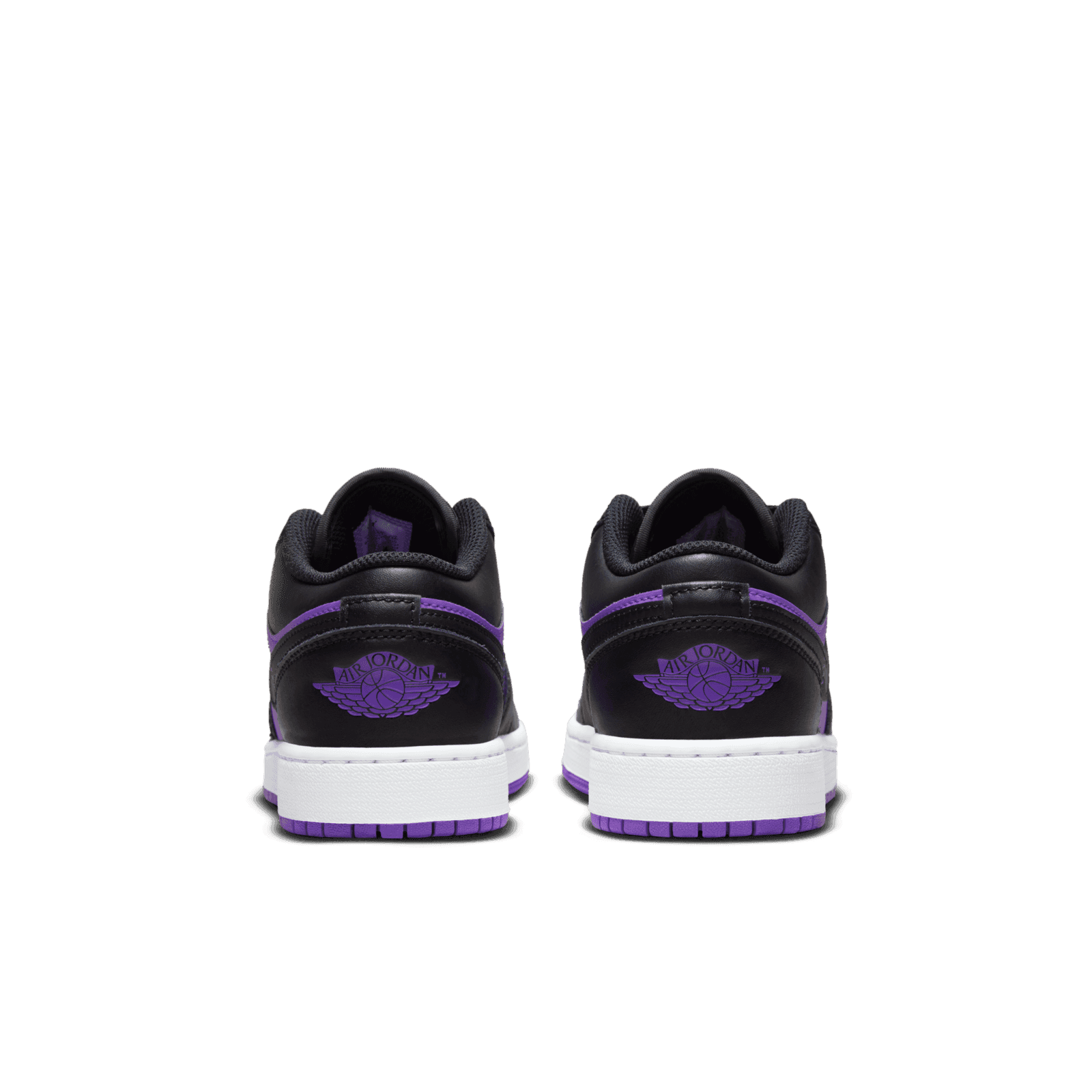 Air Jordan 1 Low Purple Venom Black (GS) - 553560-505