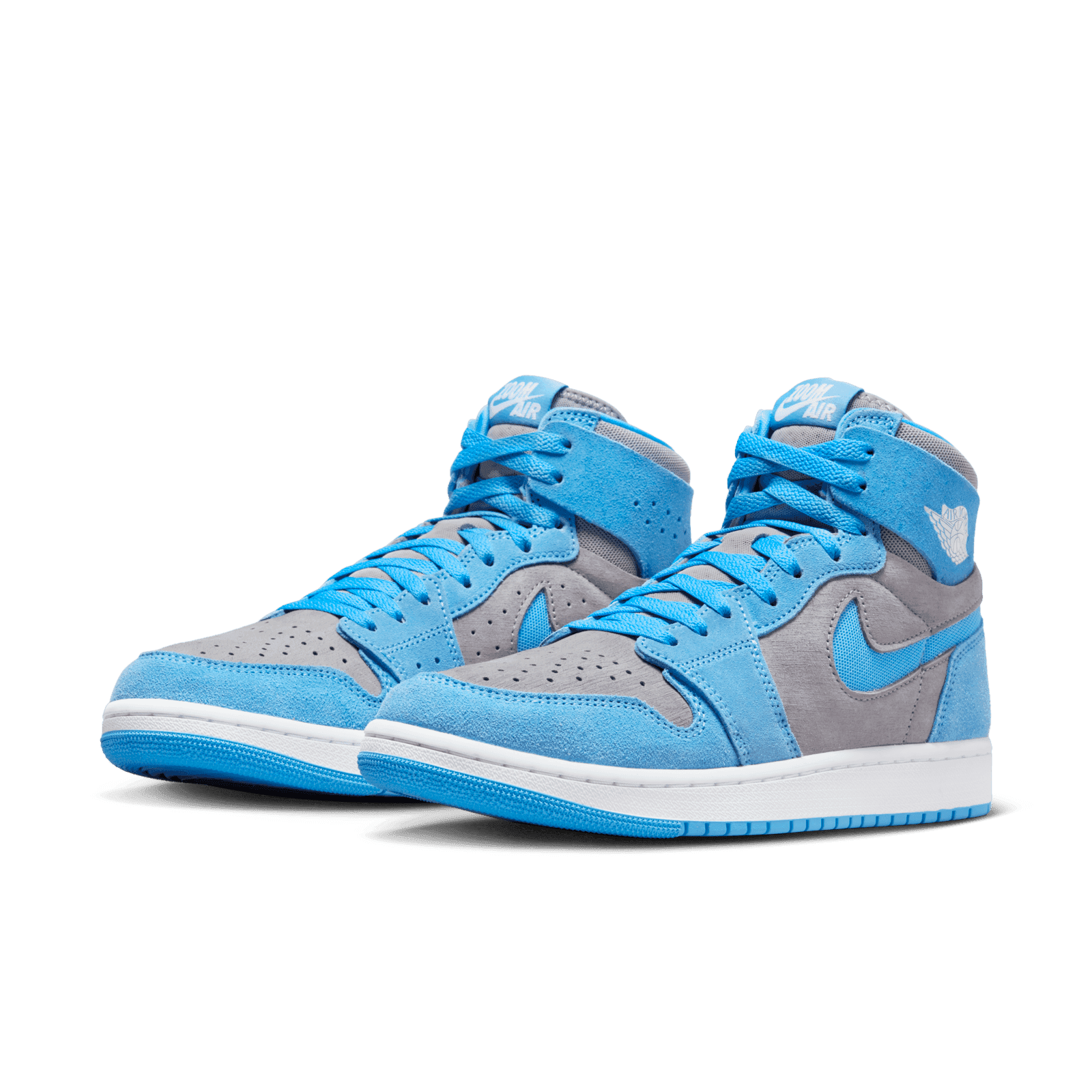 Air Jordan 1 High Zoom CMFT 2 Cement Grey University Blue - DV1307-014