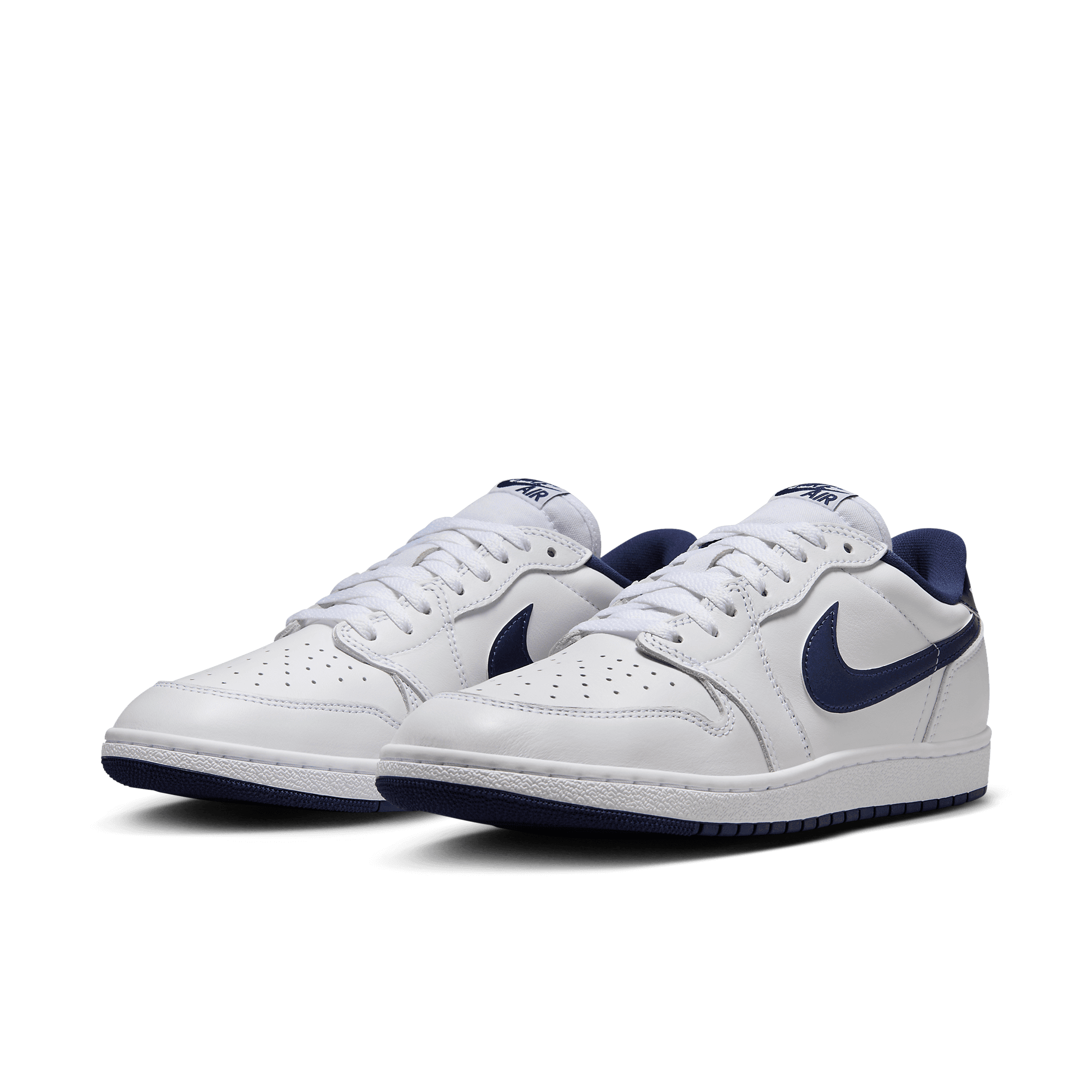 AIR JORDAN 1 LOW G（white-navy） Air Jordan 1 Low G Spikeless Golf Shoe - White/Navy | NIKE