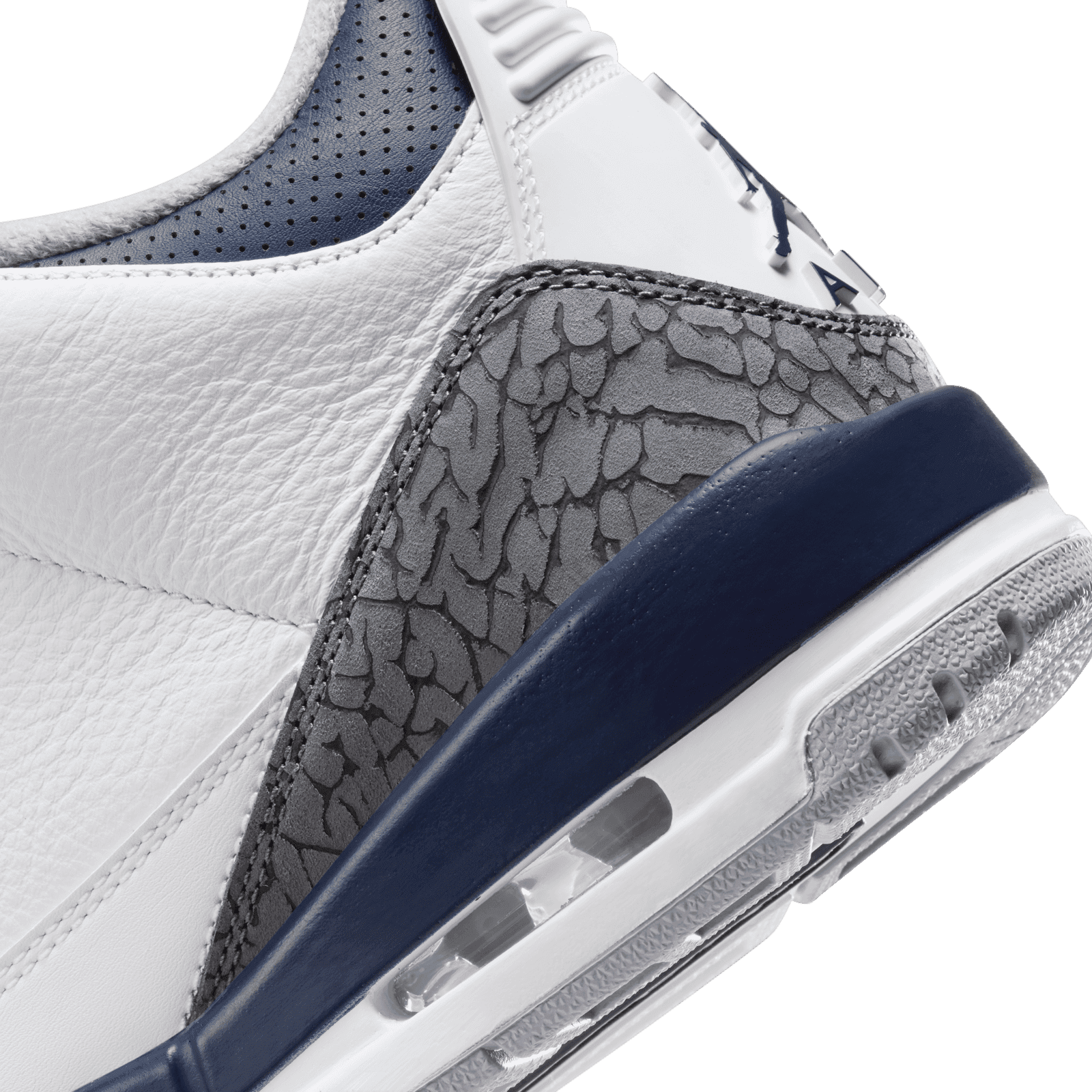 Air Jordan 3 Retro White Midnight Navy - CT8532-140