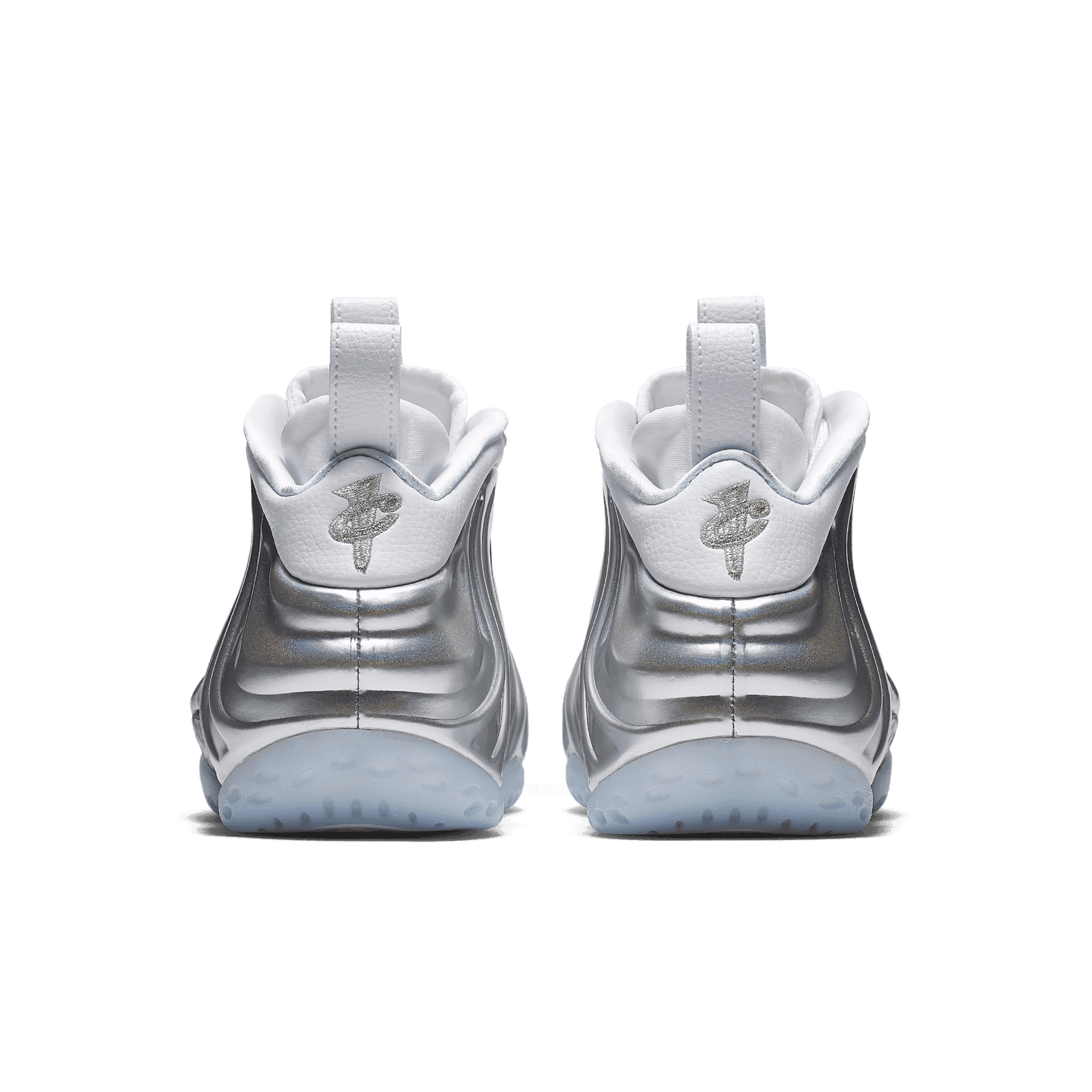 silver chrome foamposites