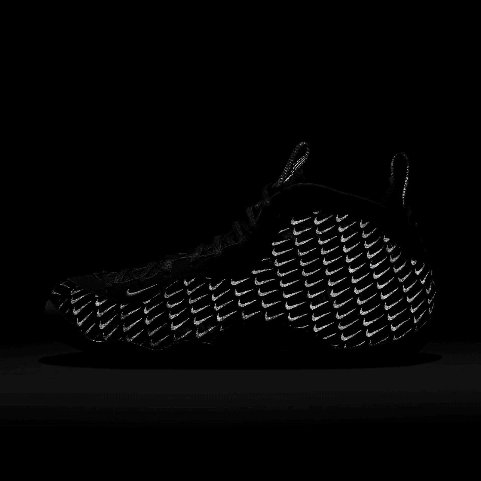 foamposite one all over swoosh