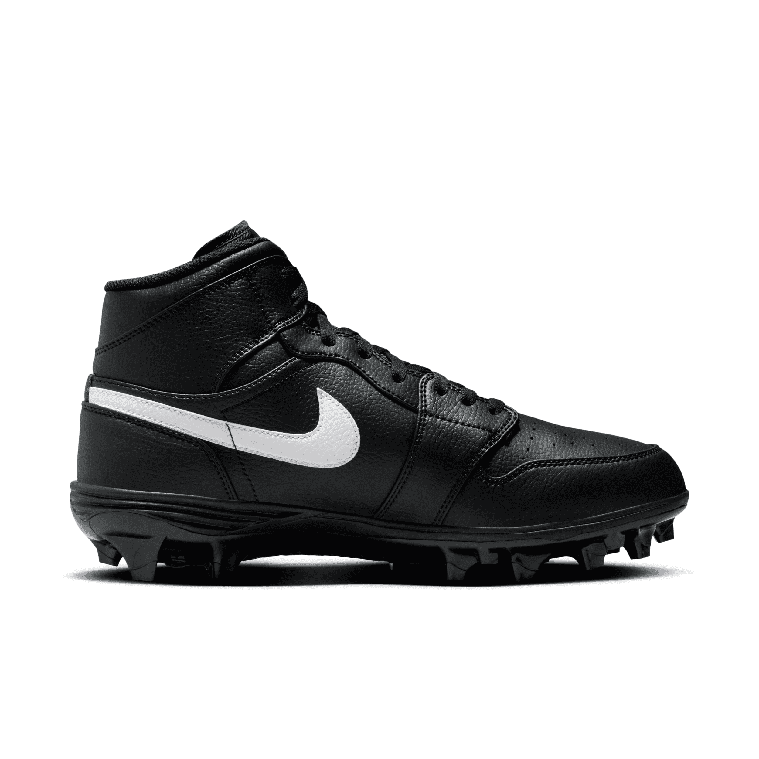 Black jordan football clearance cleats