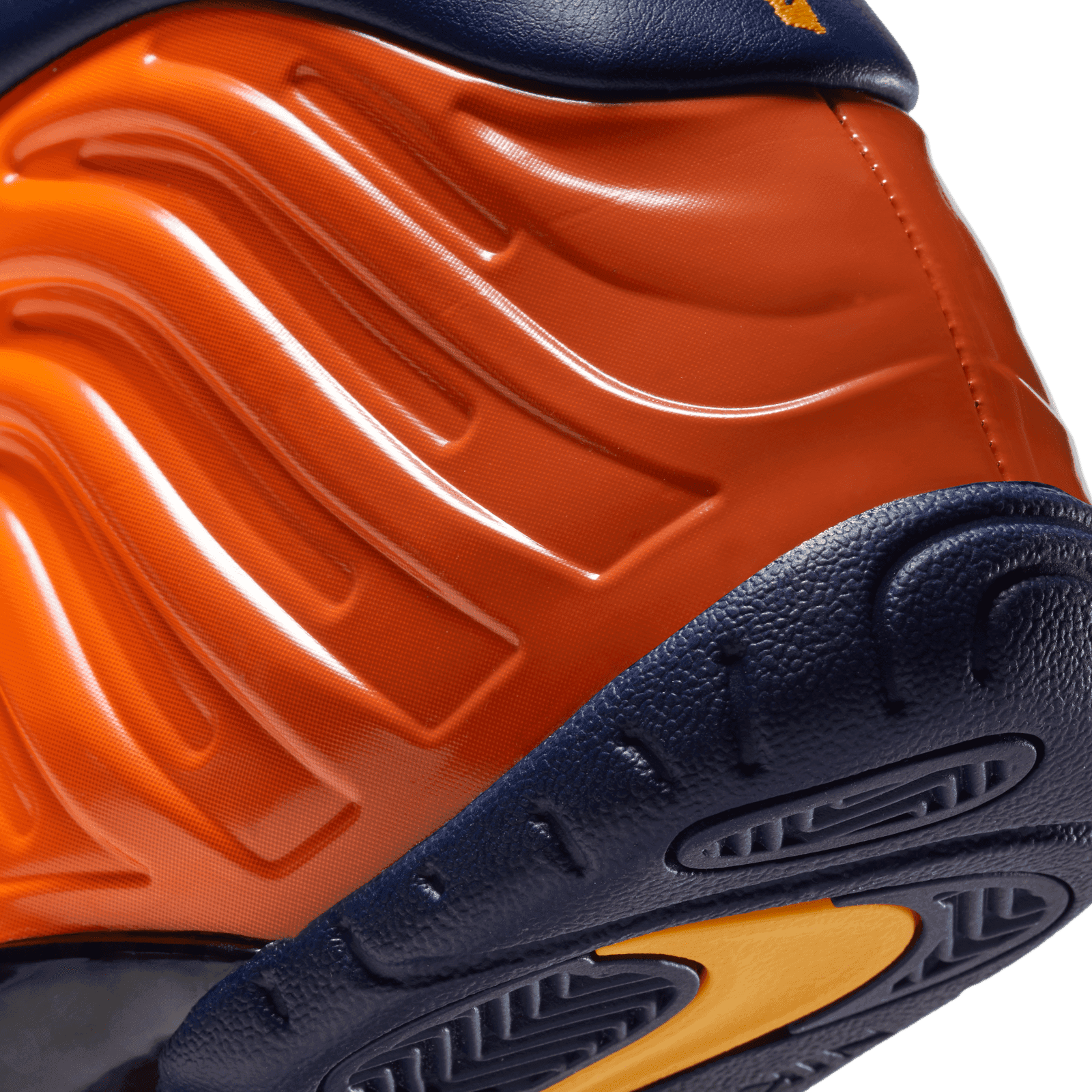 nike air foamposite one blue void rugged orange