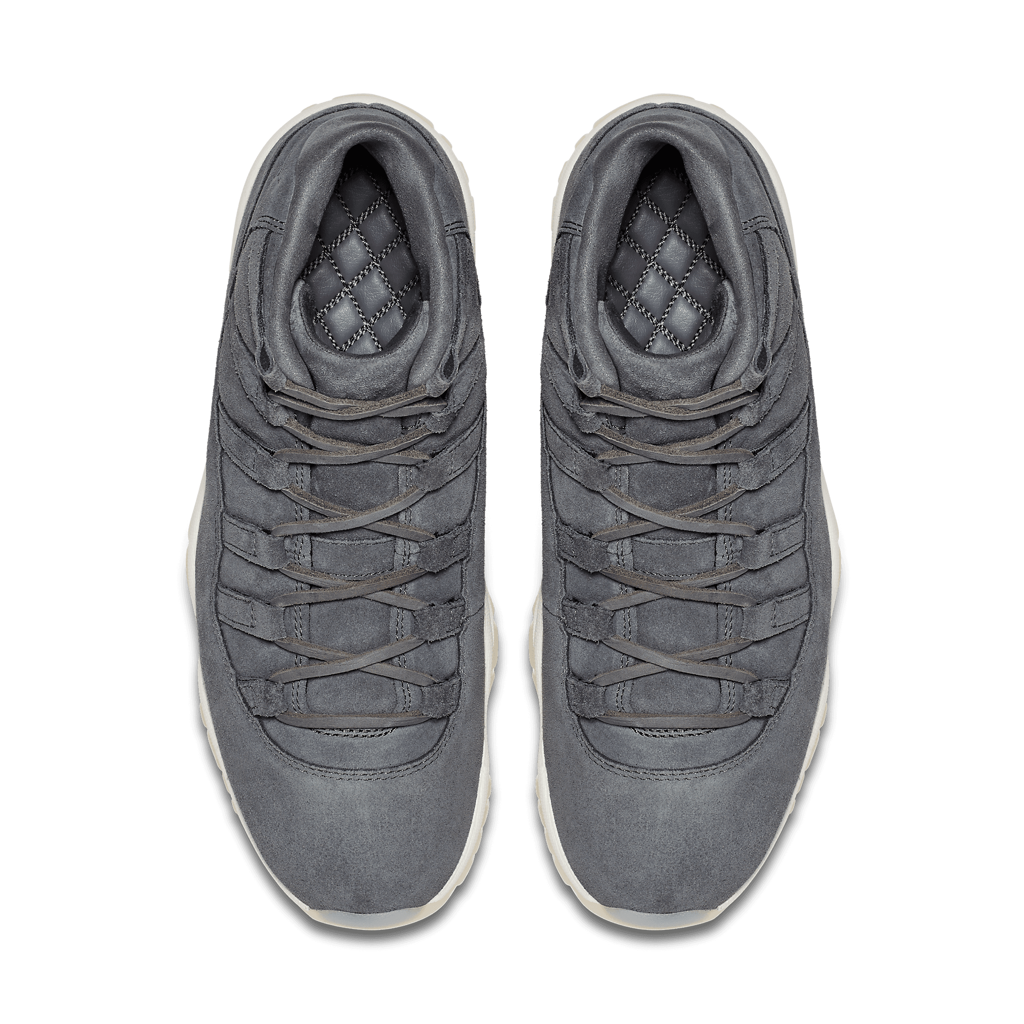 Jordan 11 retro pinnacle grey suede best sale