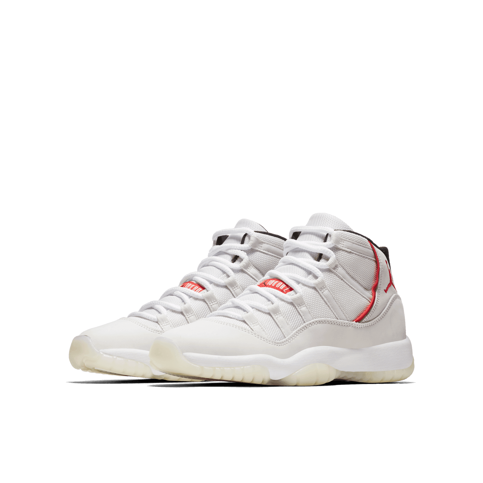 Air jordan 11 retro store platinum tint & university red