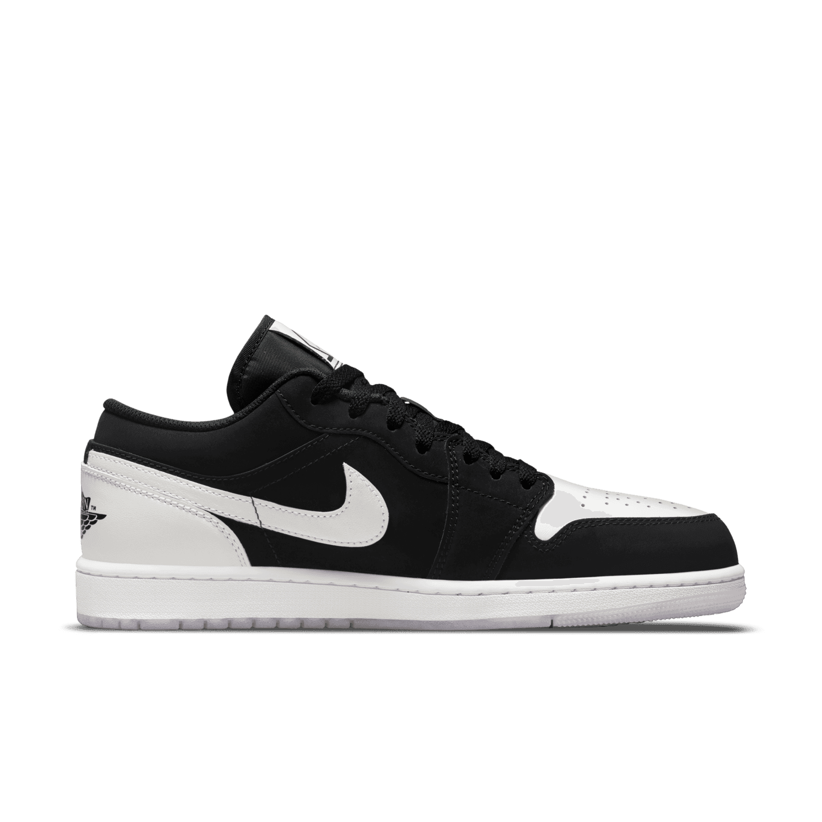 Air Jordan 1 low diamond shorts black white 2024 panda