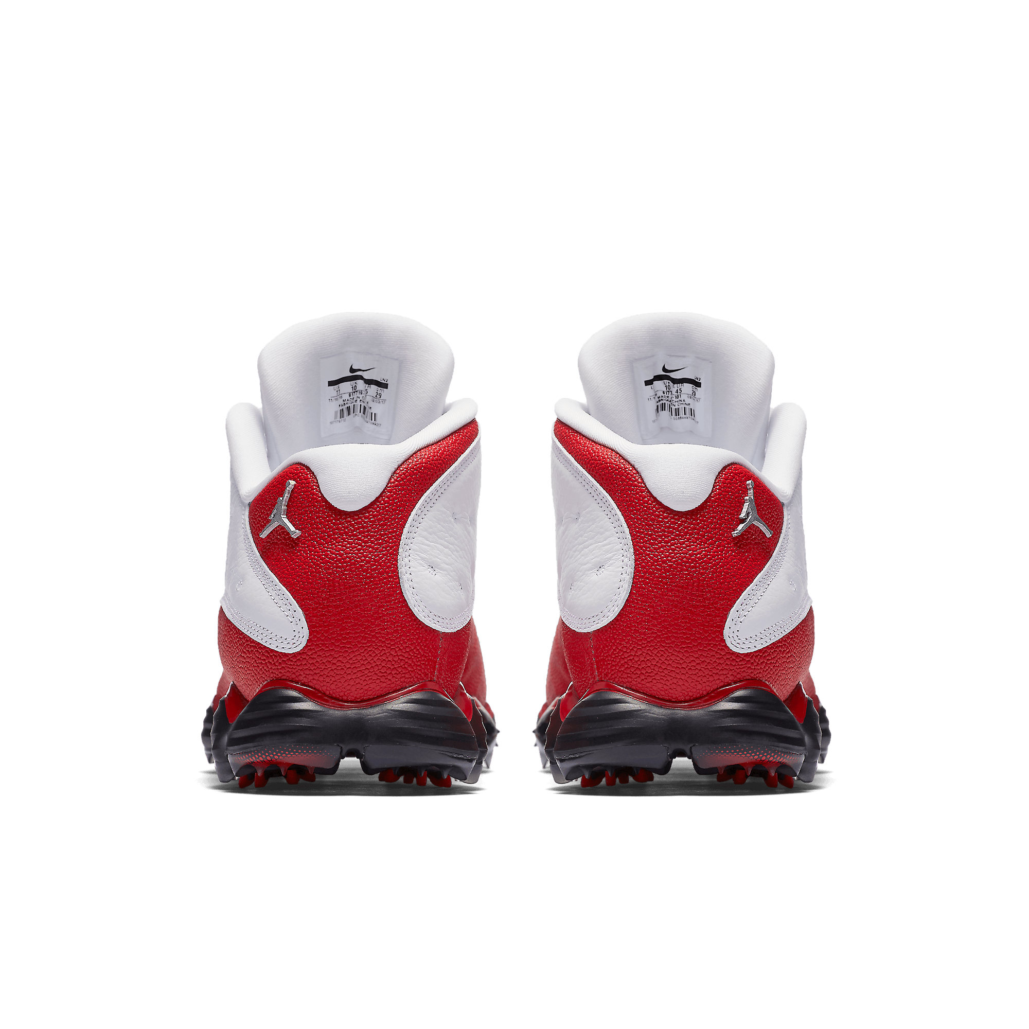 Air Jordan 13 Retro Golf Cleat White Red - 917719-101