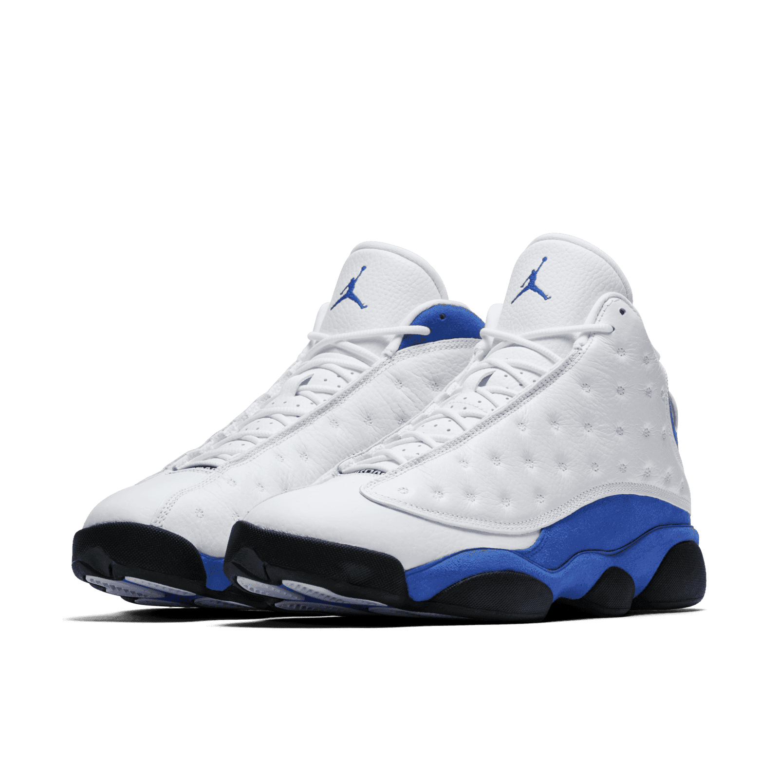 Jordan Air Jordan 13 Retro Hyper Royal White Blue Black Leather 414571-117 8.5 Air Jordan 13 Retro White Hyper Royal Black - 414571-117 main image 3