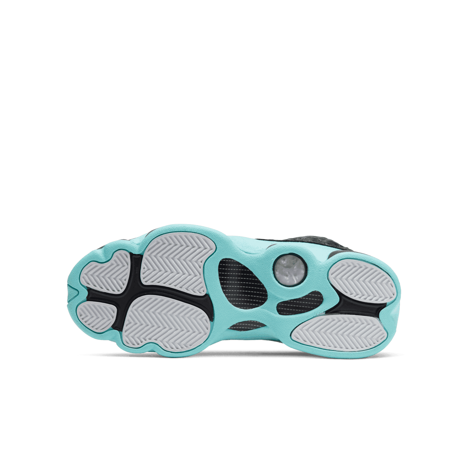 Jordan 13 Retro Black Island Green (GS) - 884129-030