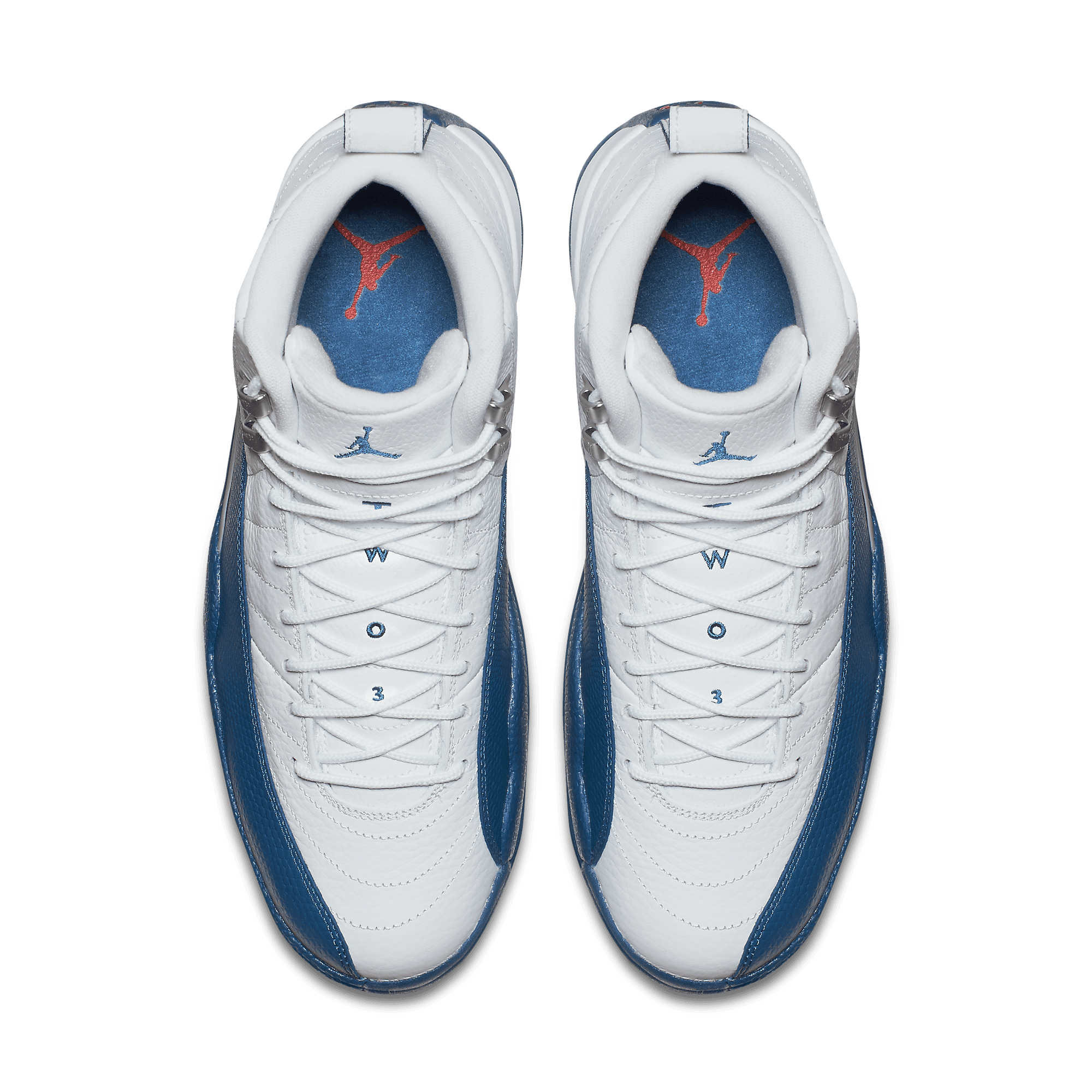 Nike Air Jordan 12 Retro French Blue 2016 130690-113 Sz 14 Blue White Silver XII Air Jordan 12 Retro French Blue (2016) - 130690-113 main image 2