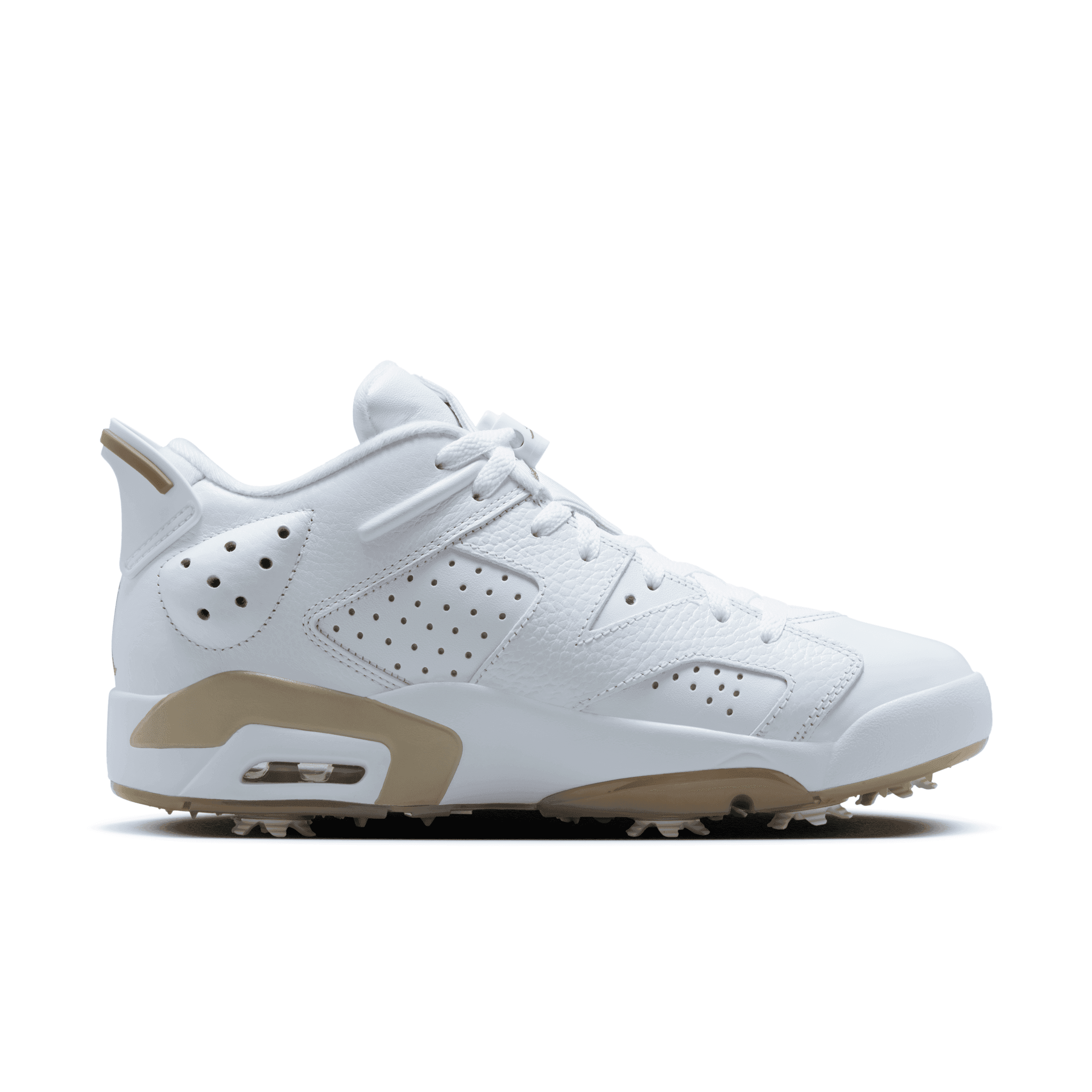 シューズ(男性用) Nike Air Jordan 6 Low Golf \"White/Khaki\" Jordan 6 Retro Low Golf White Khaki Men's - DV1376-100 - US