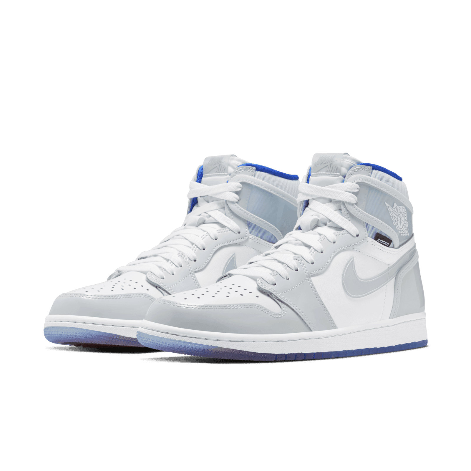 Nike jordan 1 retro high zoom white racer blue best sale