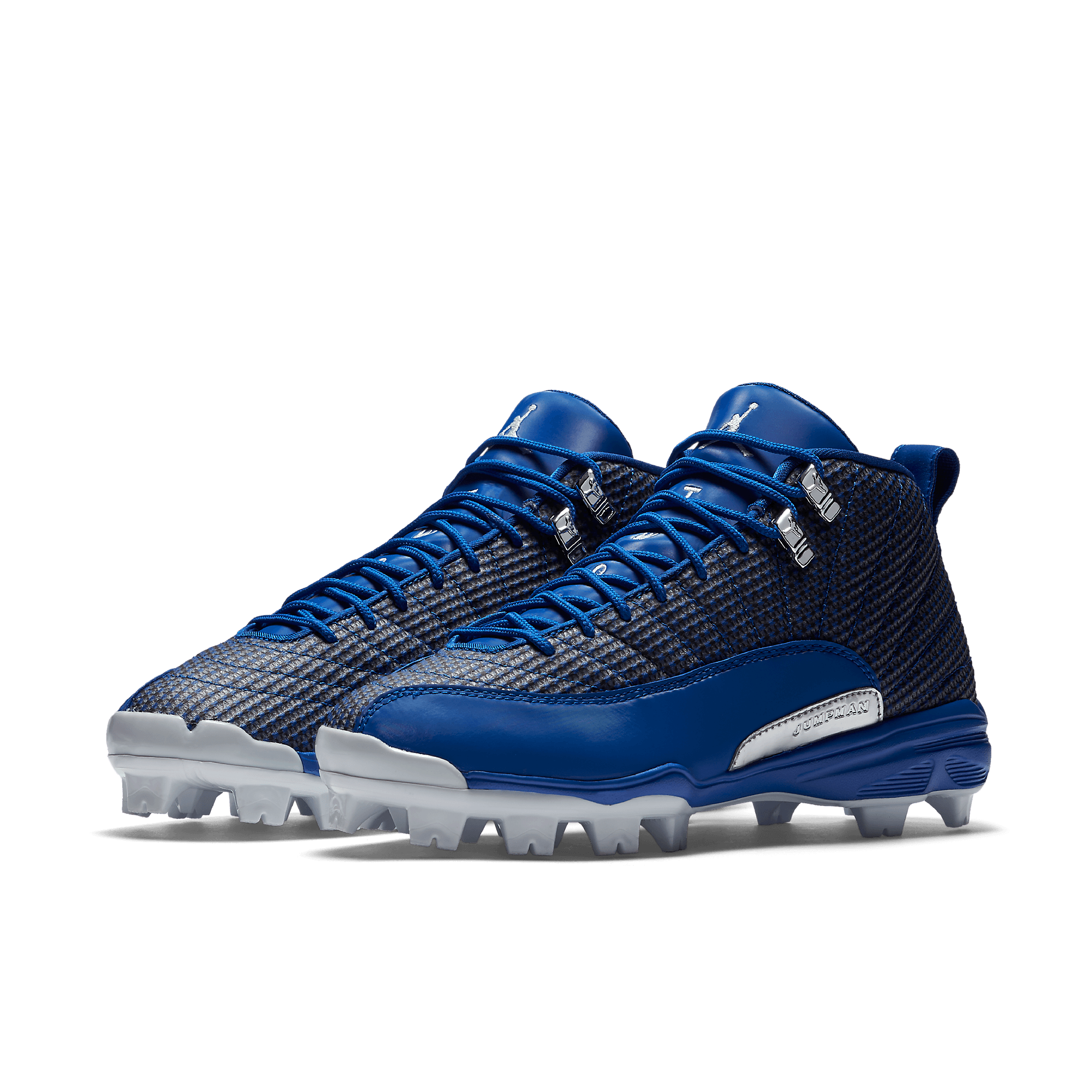 Men’s Size 10  Jordan 12 Retro Metal Baseball Cleats Game Royal Blue 854567-400 Royal Blue Jordan 4 Retro MCS | Stadium Custom Kicks main image 3