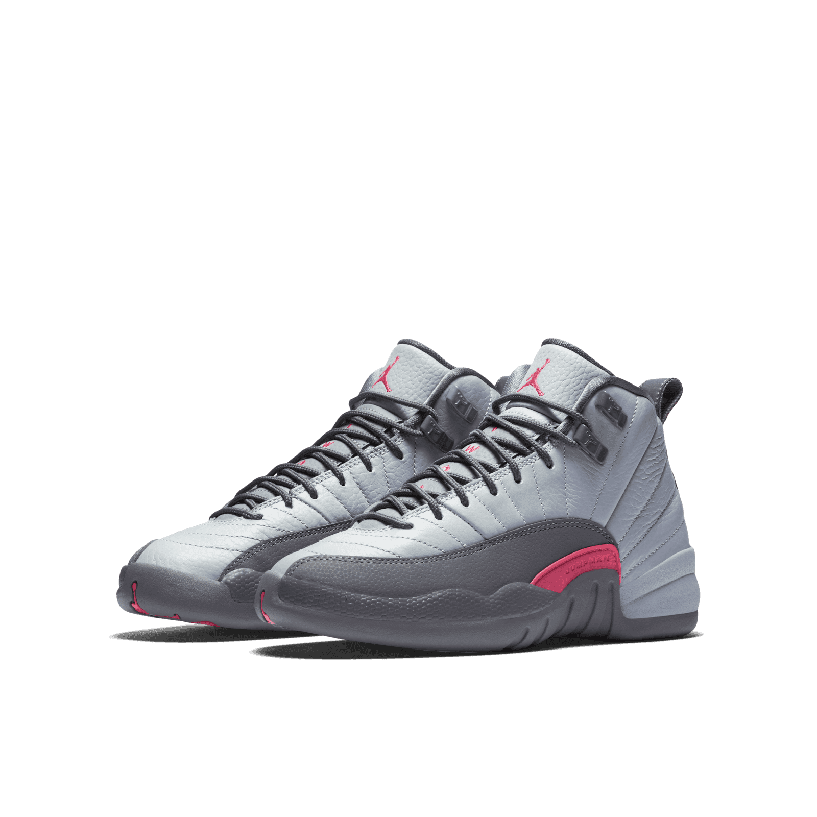 Air Jordan 12 Retro Wolf Grey Vivid Pink GS 510815 029