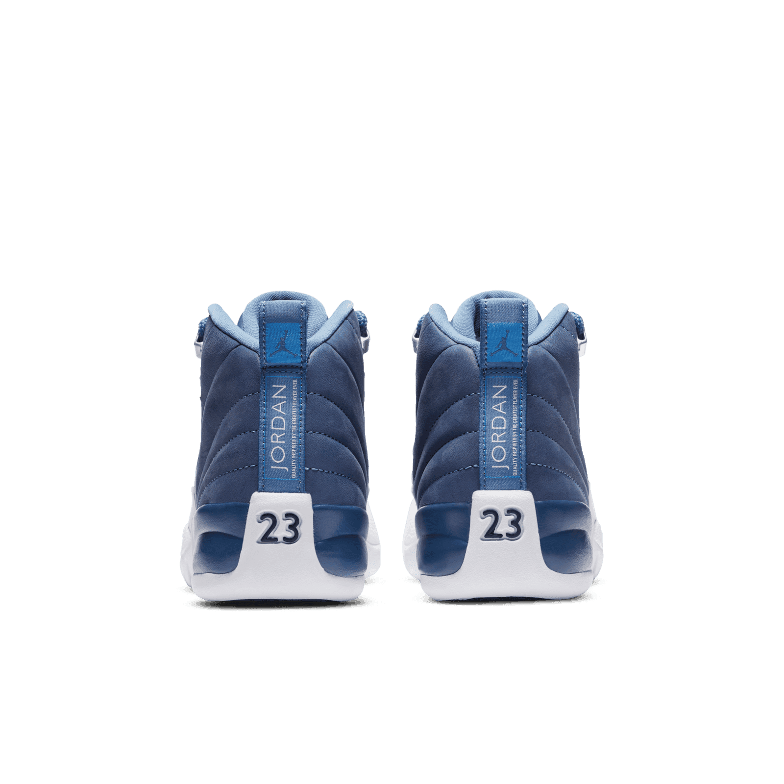 Stone Blue Grey Blue And White 12s Jordan 12 Retro Indigo Men's