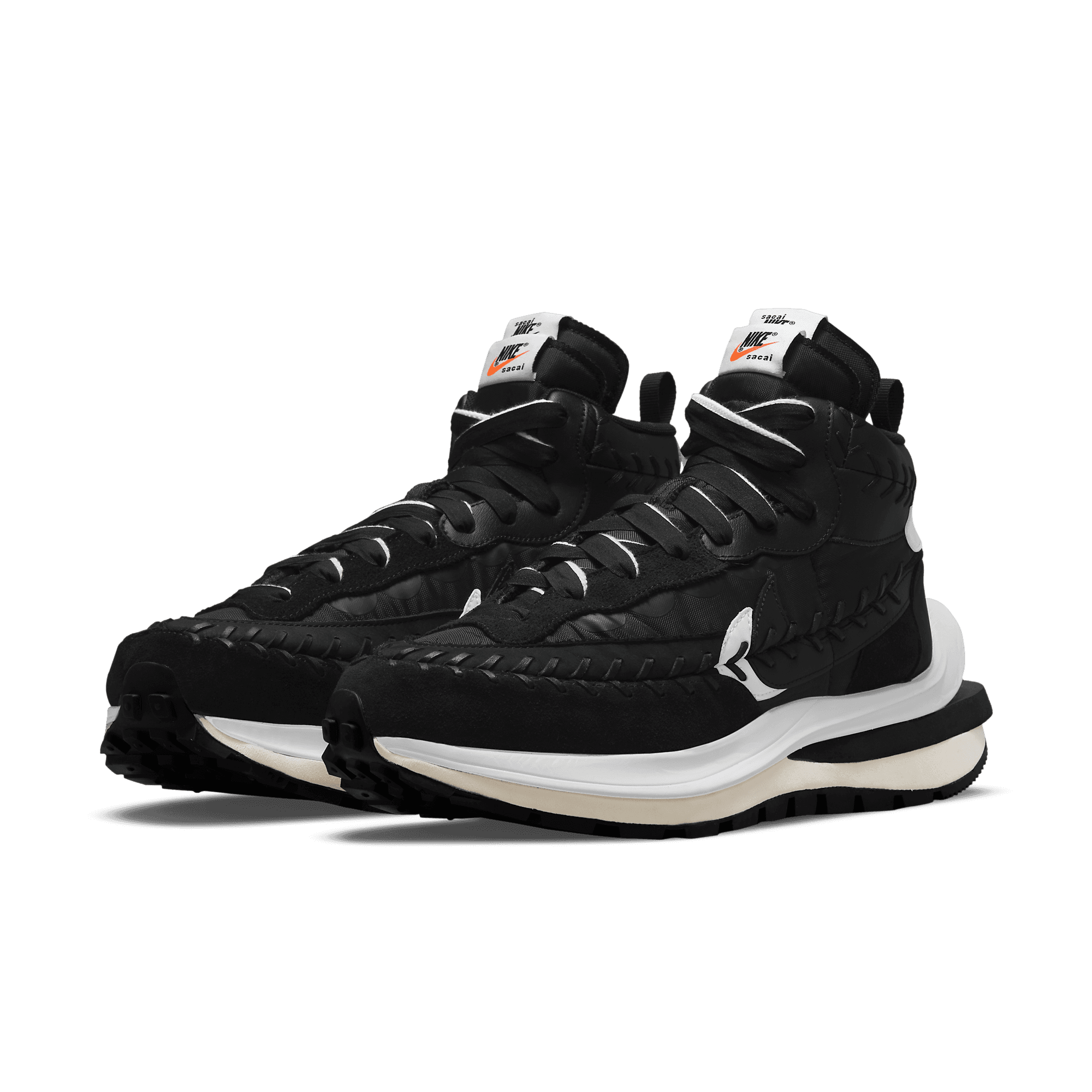 Nike Vaporwaffle sacai Jean Paul Gaultier Black White - DH9186-001